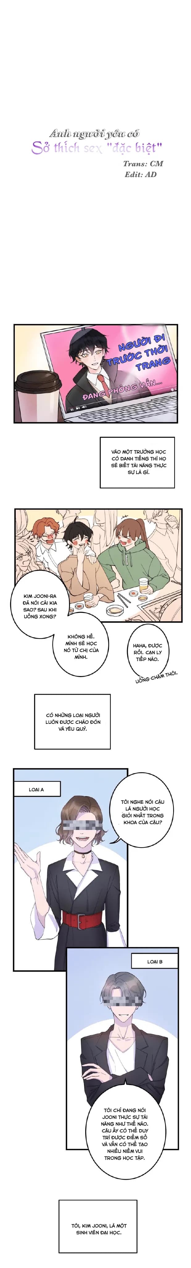 Anh người yêu có sở thích sex đặc biệt