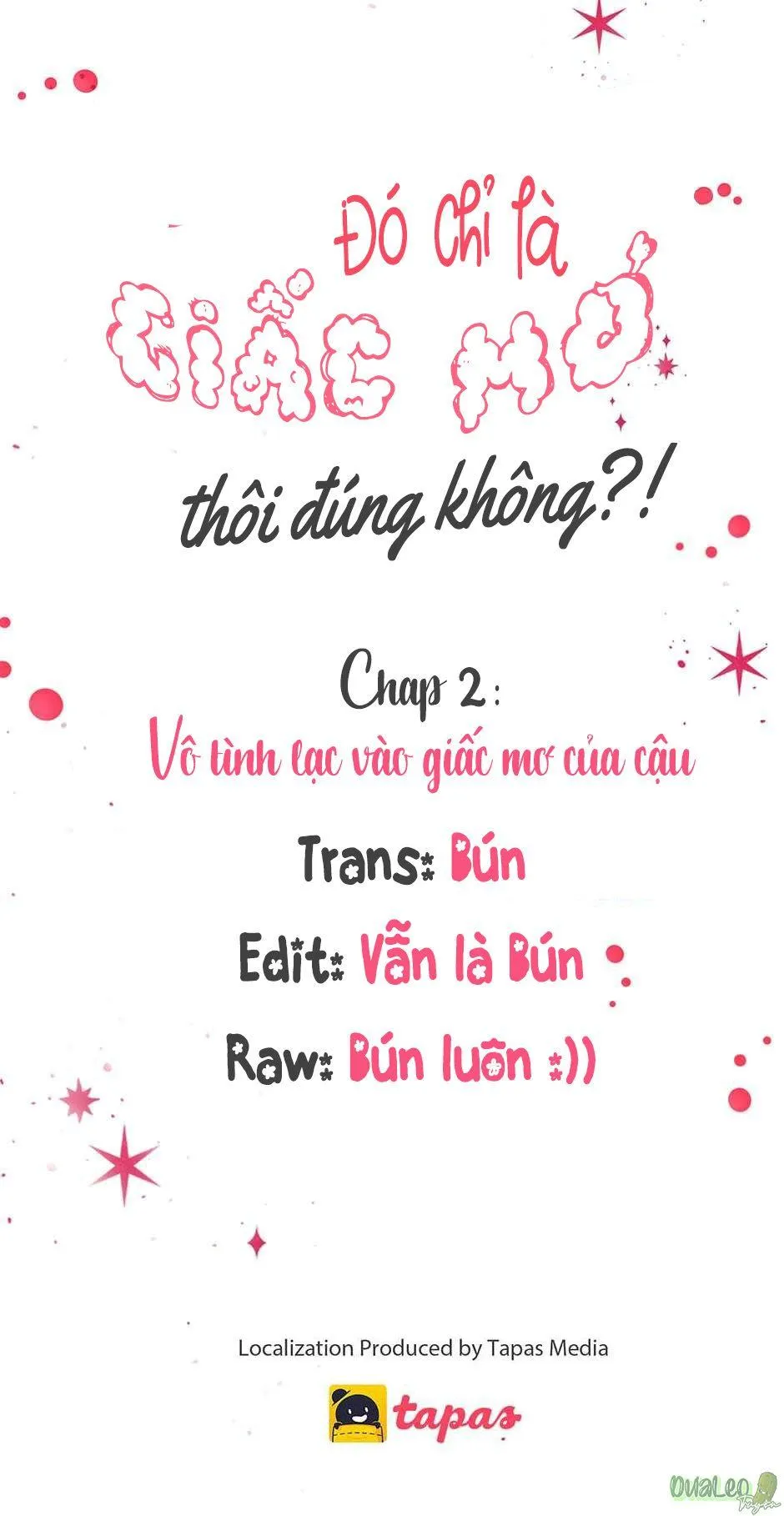 Chỉ Là Giấc Mơ Thôi Phải Không? Chapter 2 Trang 14