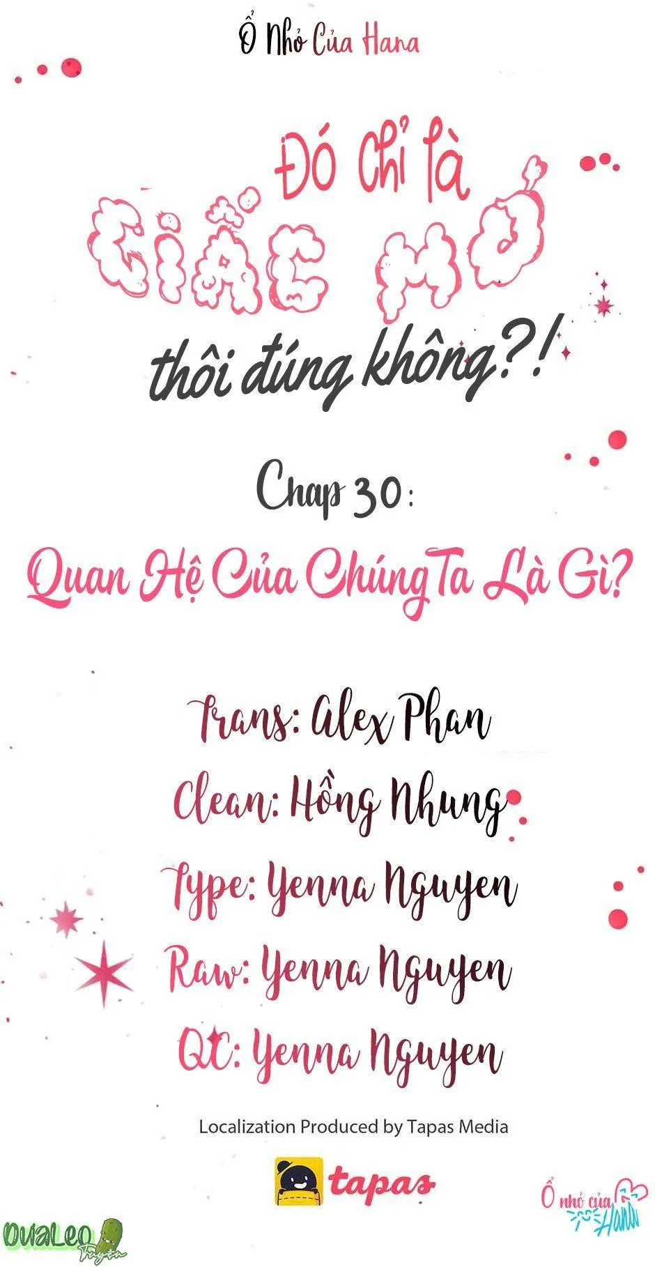 Chỉ Là Giấc Mơ Thôi Phải Không? Chapter 30 Trang 20