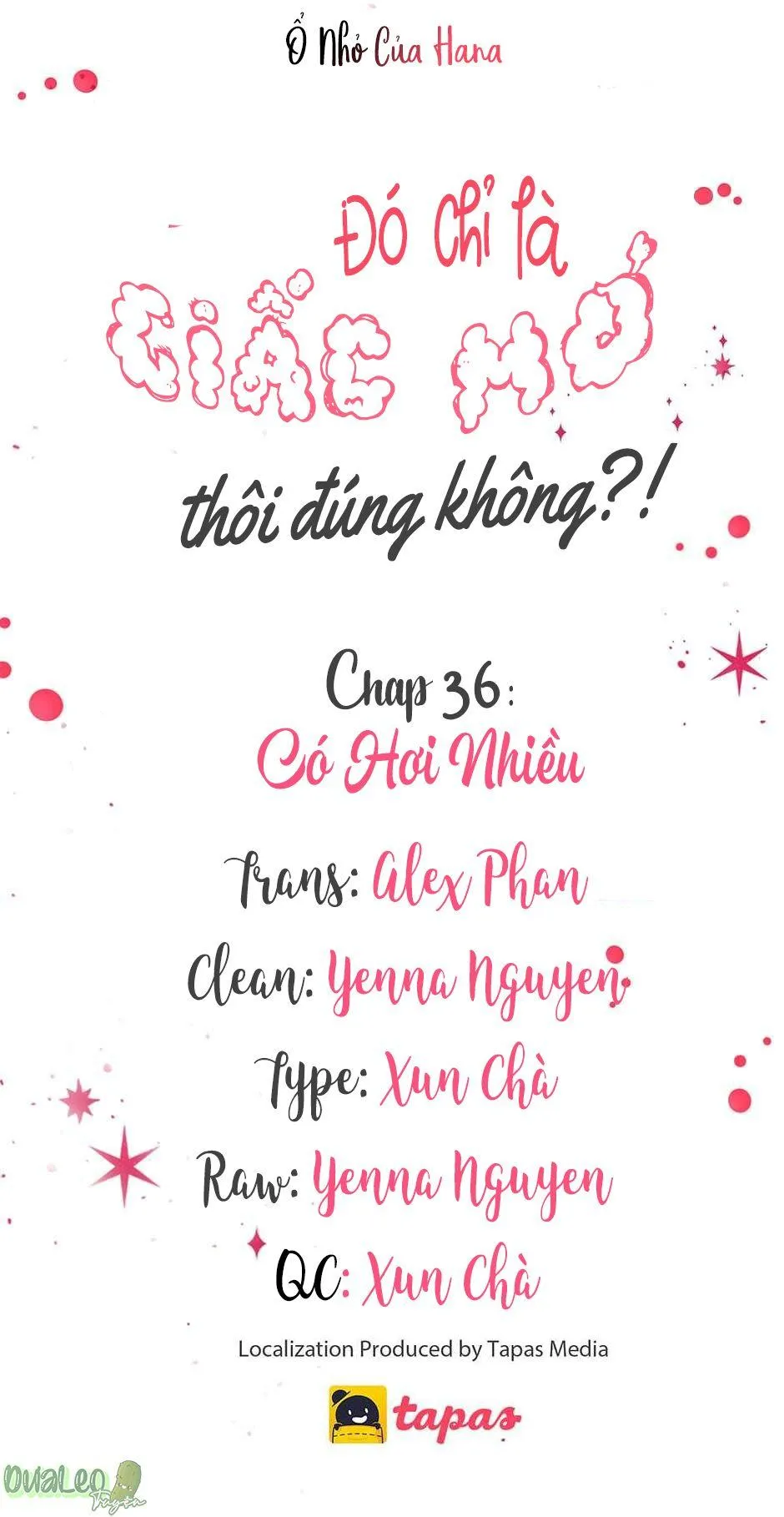 Chỉ Là Giấc Mơ Thôi Phải Không? Chapter 36 Trang 34