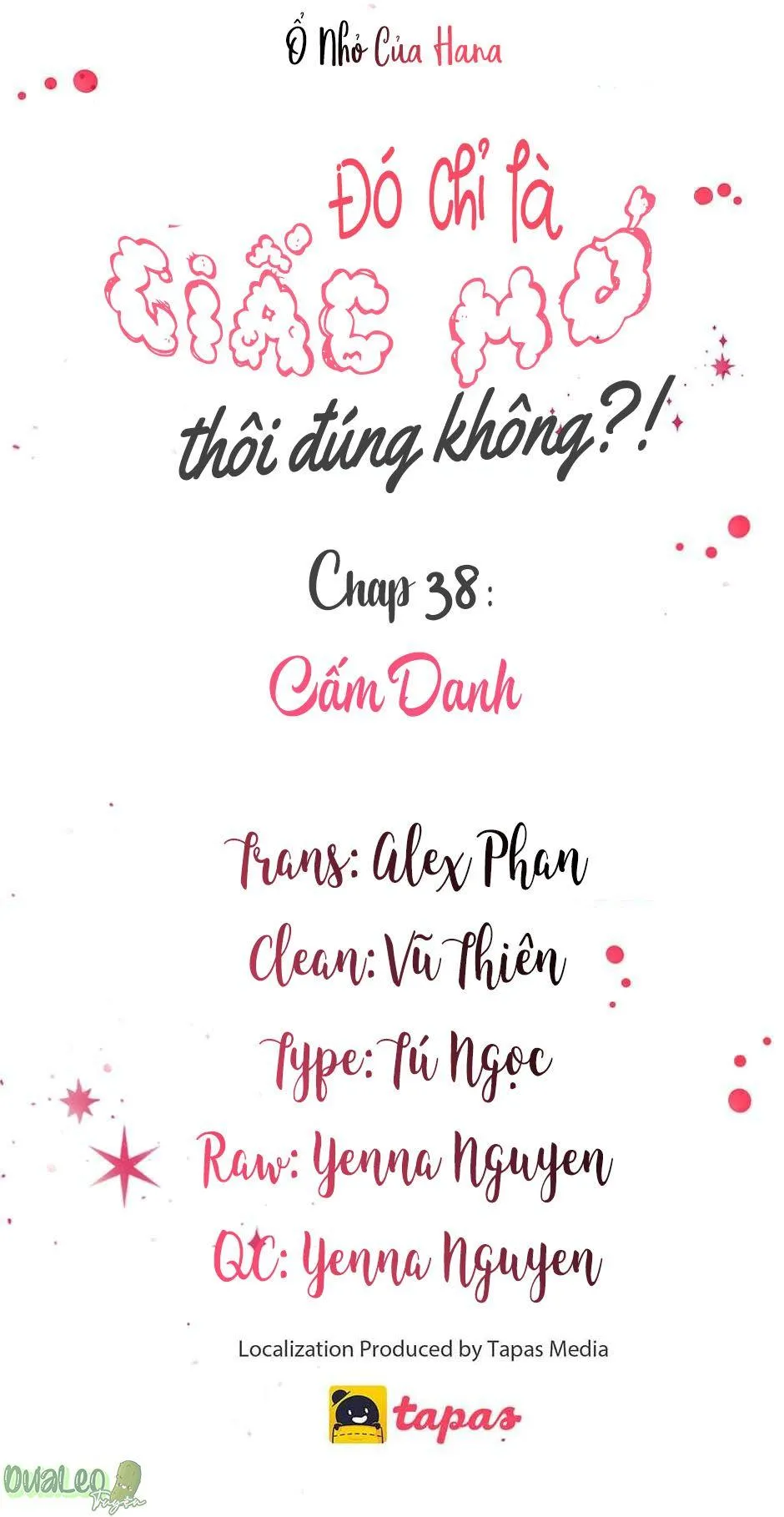 Chỉ Là Giấc Mơ Thôi Phải Không? Chapter 38 Trang 11