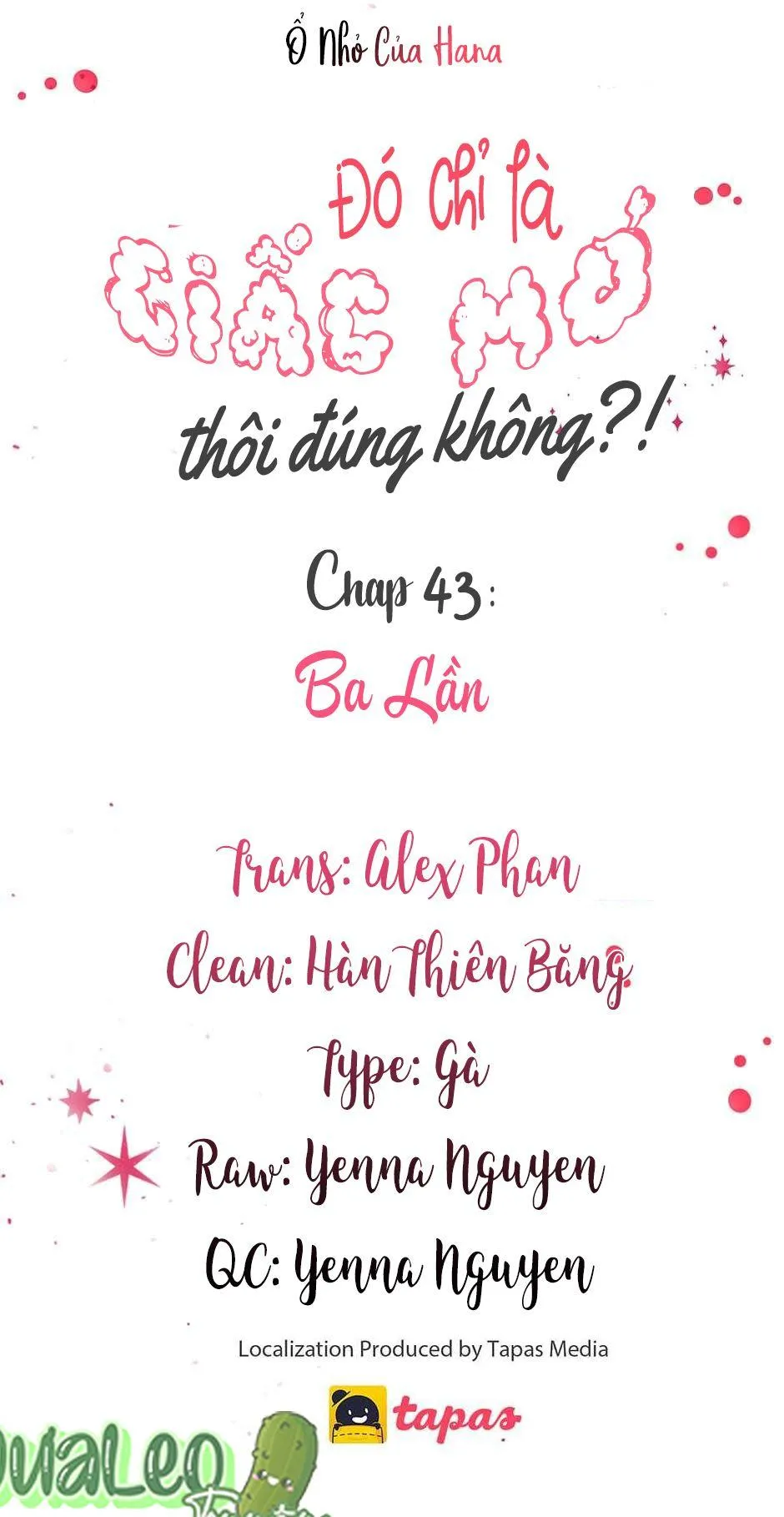 Chỉ Là Giấc Mơ Thôi Phải Không? Chapter 43 Trang 13