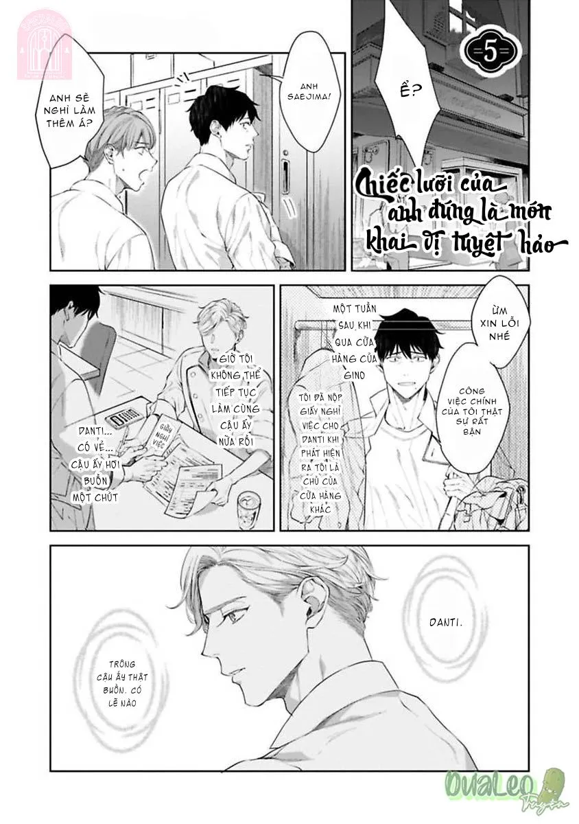 Chiếc lưỡi của anh đúng là món khai vị tuyệt hảo Chapter 5 Trang 3