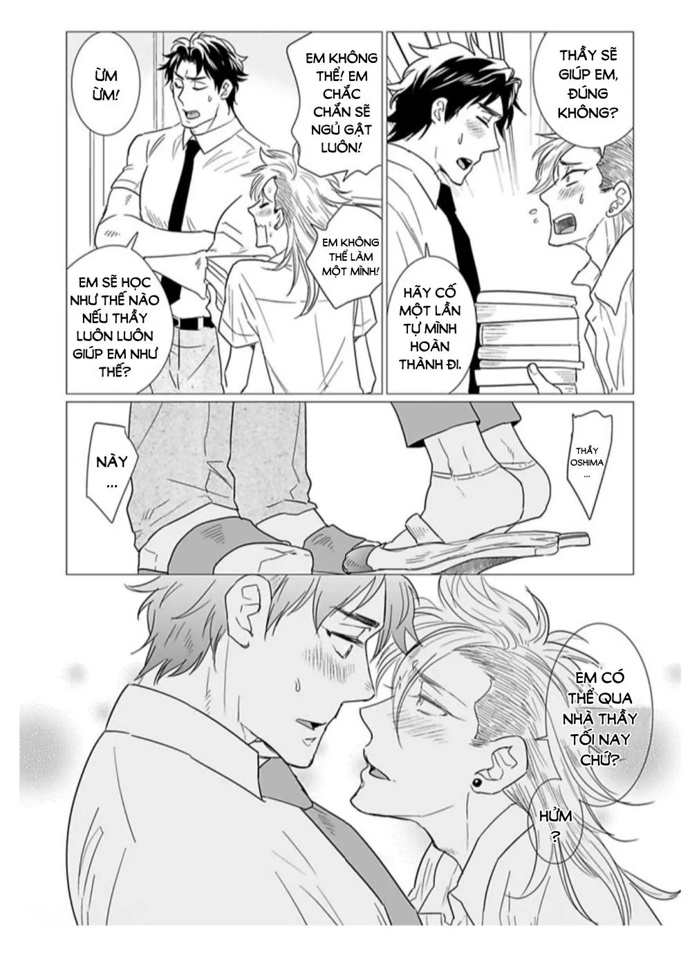 Chiếm Lấy Tình Yêu Của Em Bằng Mông Thầy Đi! Ngực Bự Sensei Chapter 5 Trang 12