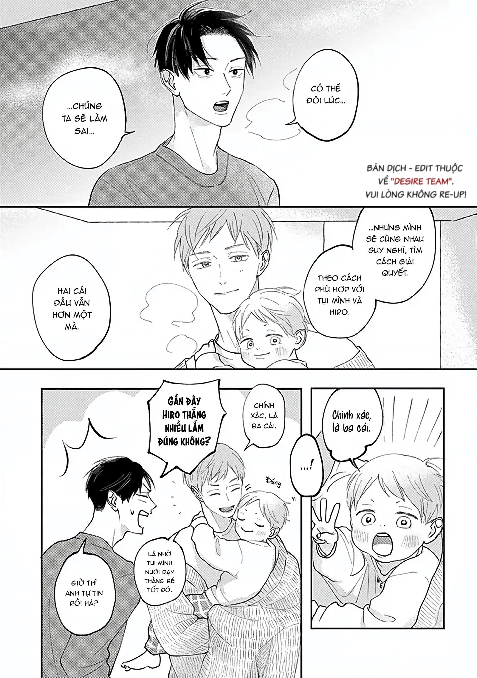 [END] Ba Lớn Ba Nhỏ Của Tôi Chapter 5 Trang 22