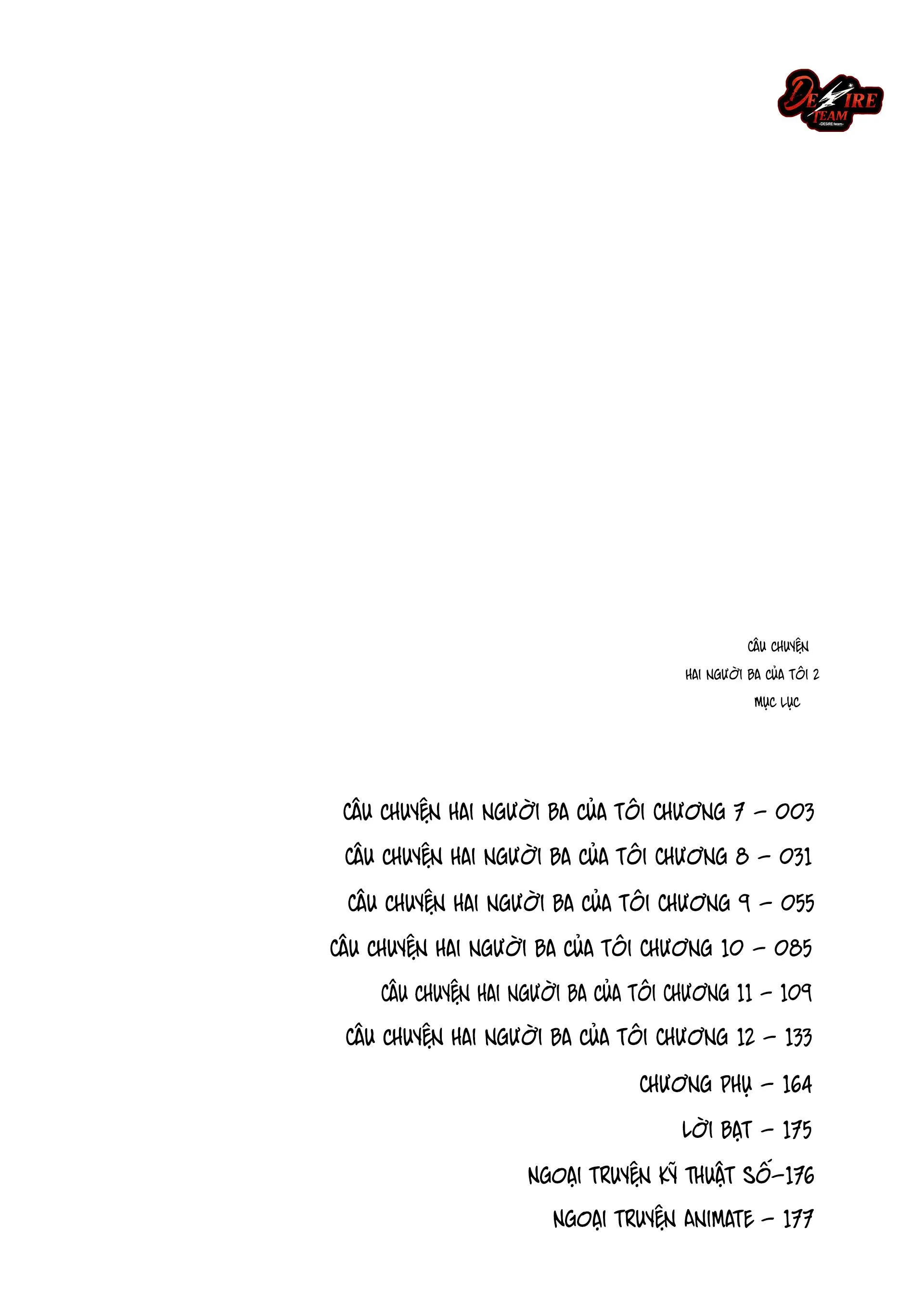 [END] Ba Lớn Ba Nhỏ Của Tôi Chapter 7 Trang 5