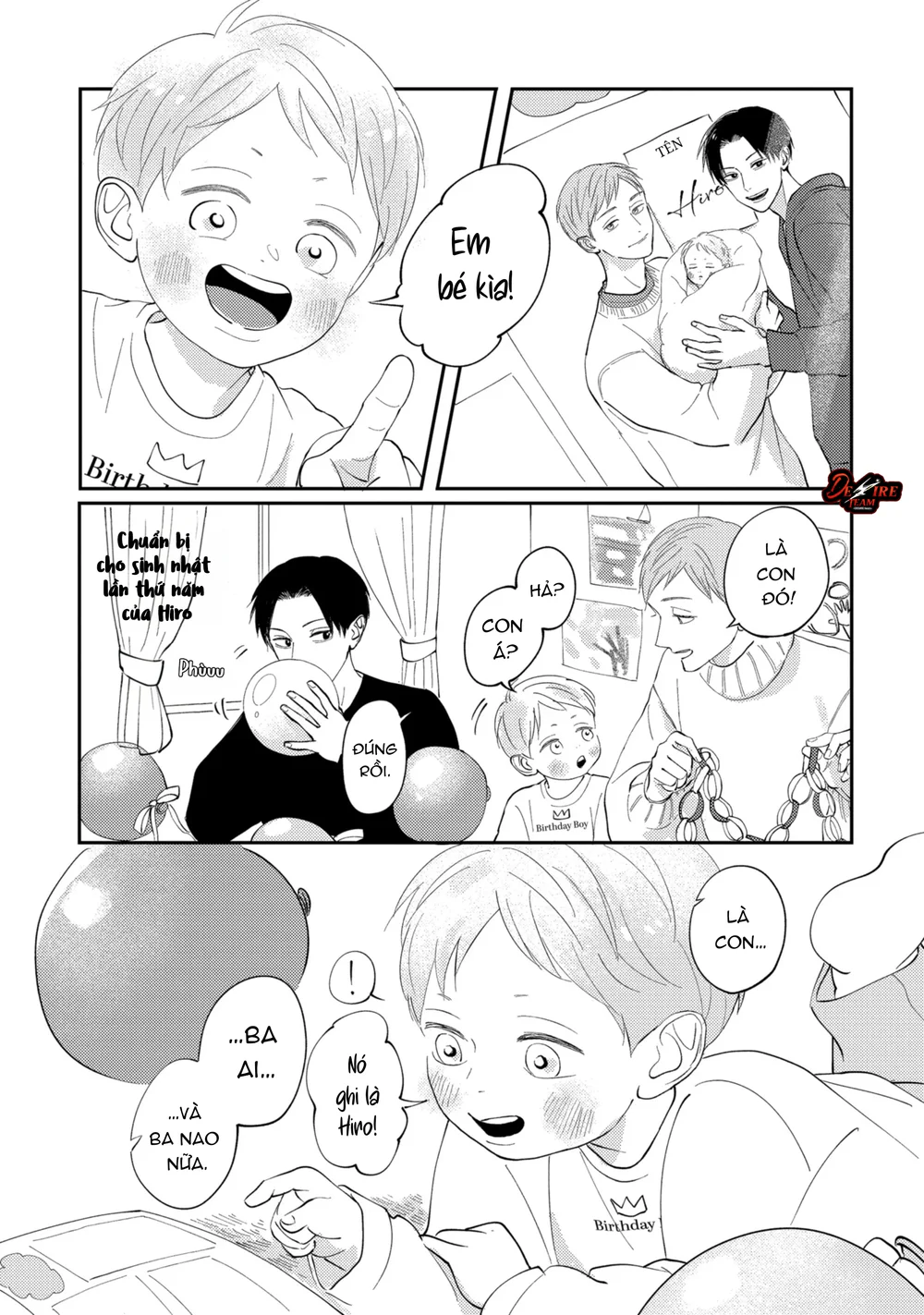 [END] Ba Lớn Ba Nhỏ Của Tôi Chapter 13 Trang 8