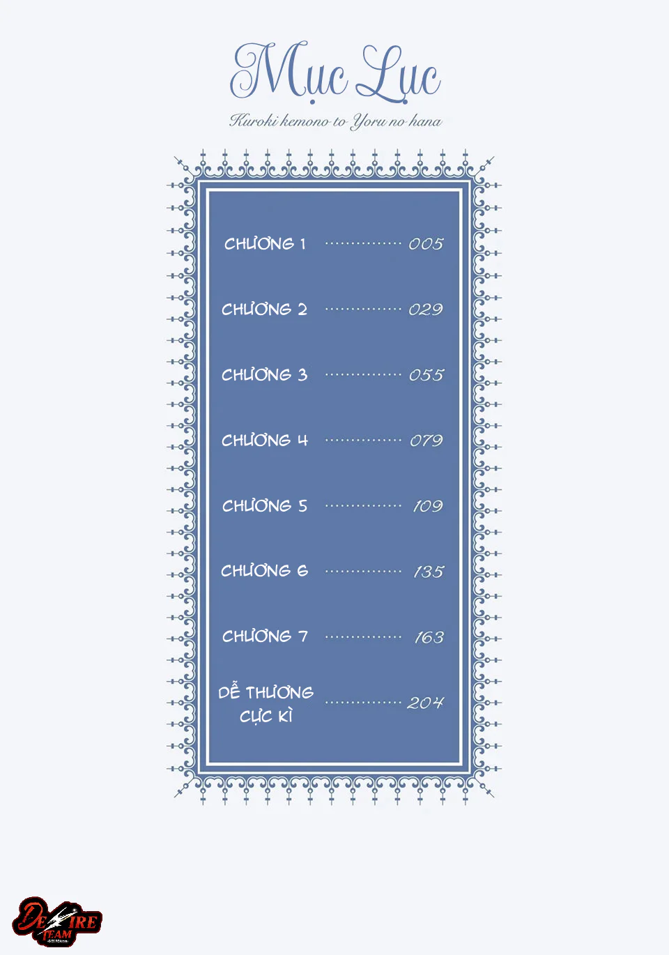 [END] Hắc Thú Và Dạ Hoa Chapter 1 Trang 5