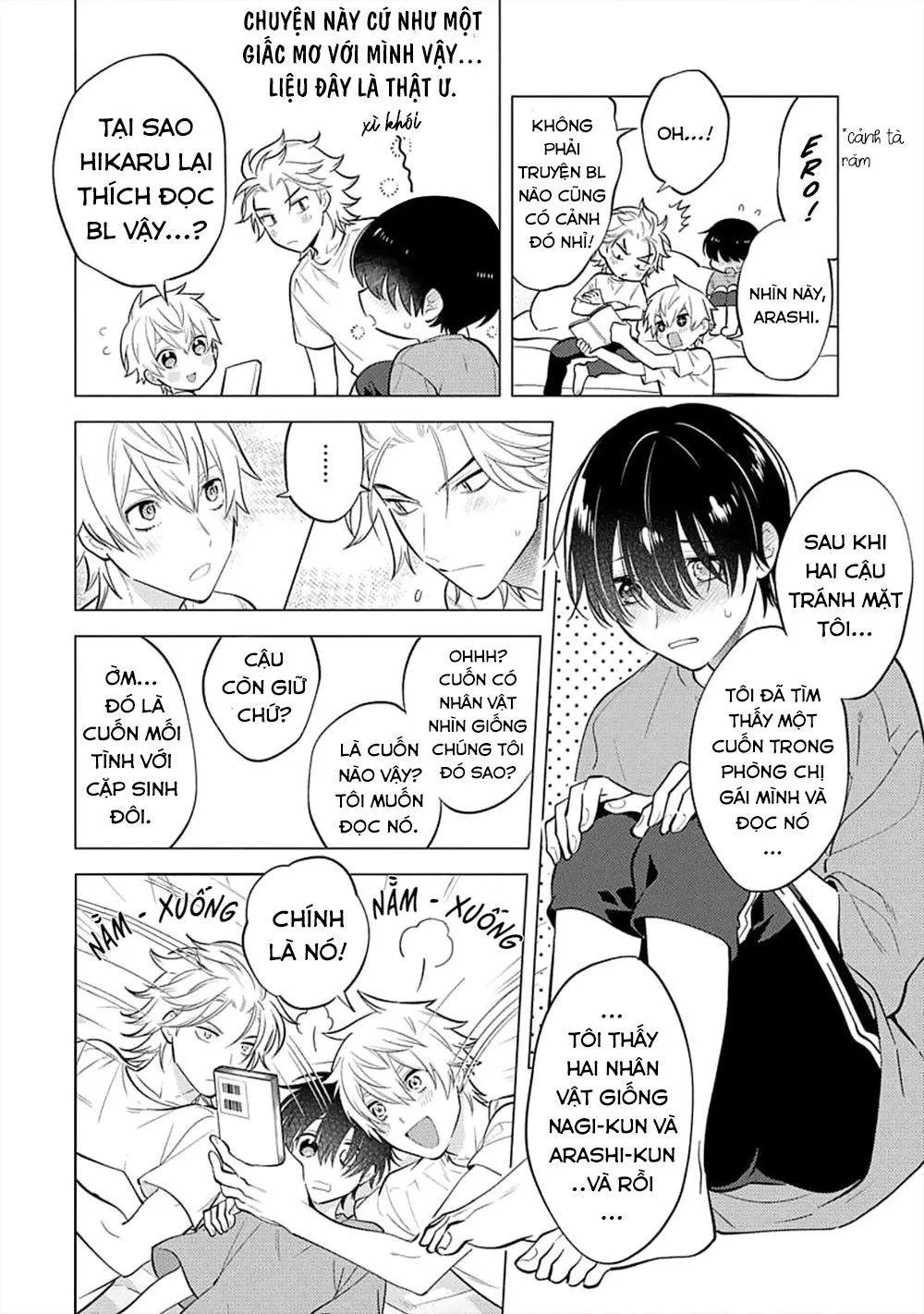 Hanamaru Manga Yin Kana là một cặp song sinh được tôi yêu quý Chapter 2 Trang 24