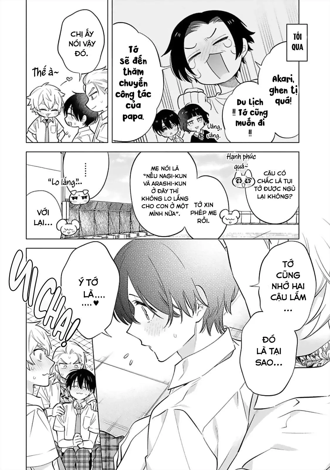 Hanamaru Manga Yin Kana là một cặp song sinh được tôi yêu quý Chapter 12 Trang 9