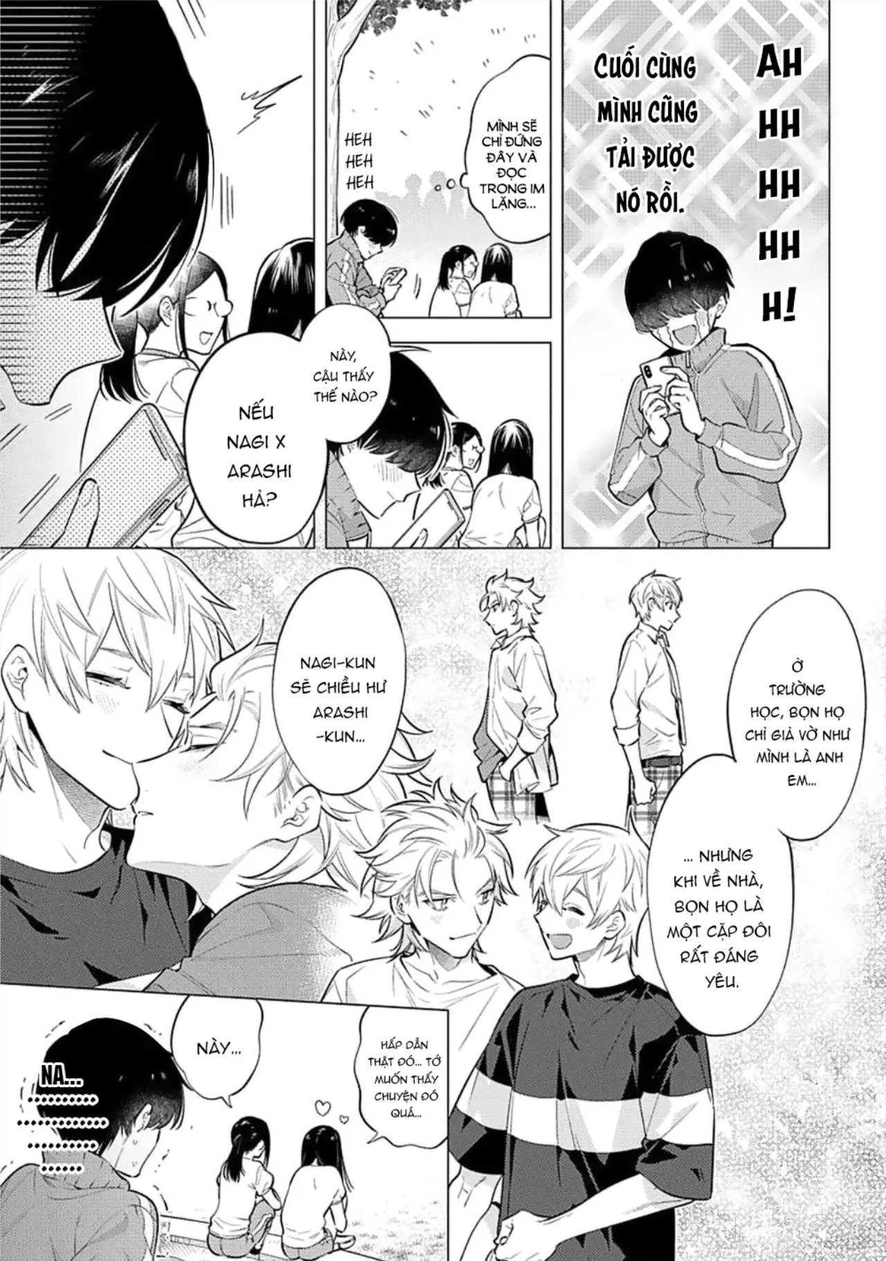 Hanamaru Manga Yin Kana là một cặp song sinh được tôi yêu quý Chapter 1 Trang 17
