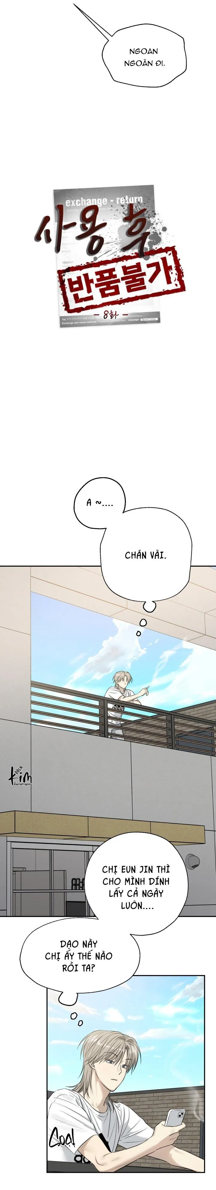 HÀNG ĐÃ DÙNG MIỄN ĐỔI TRẢ Chapter 8 Trang 4