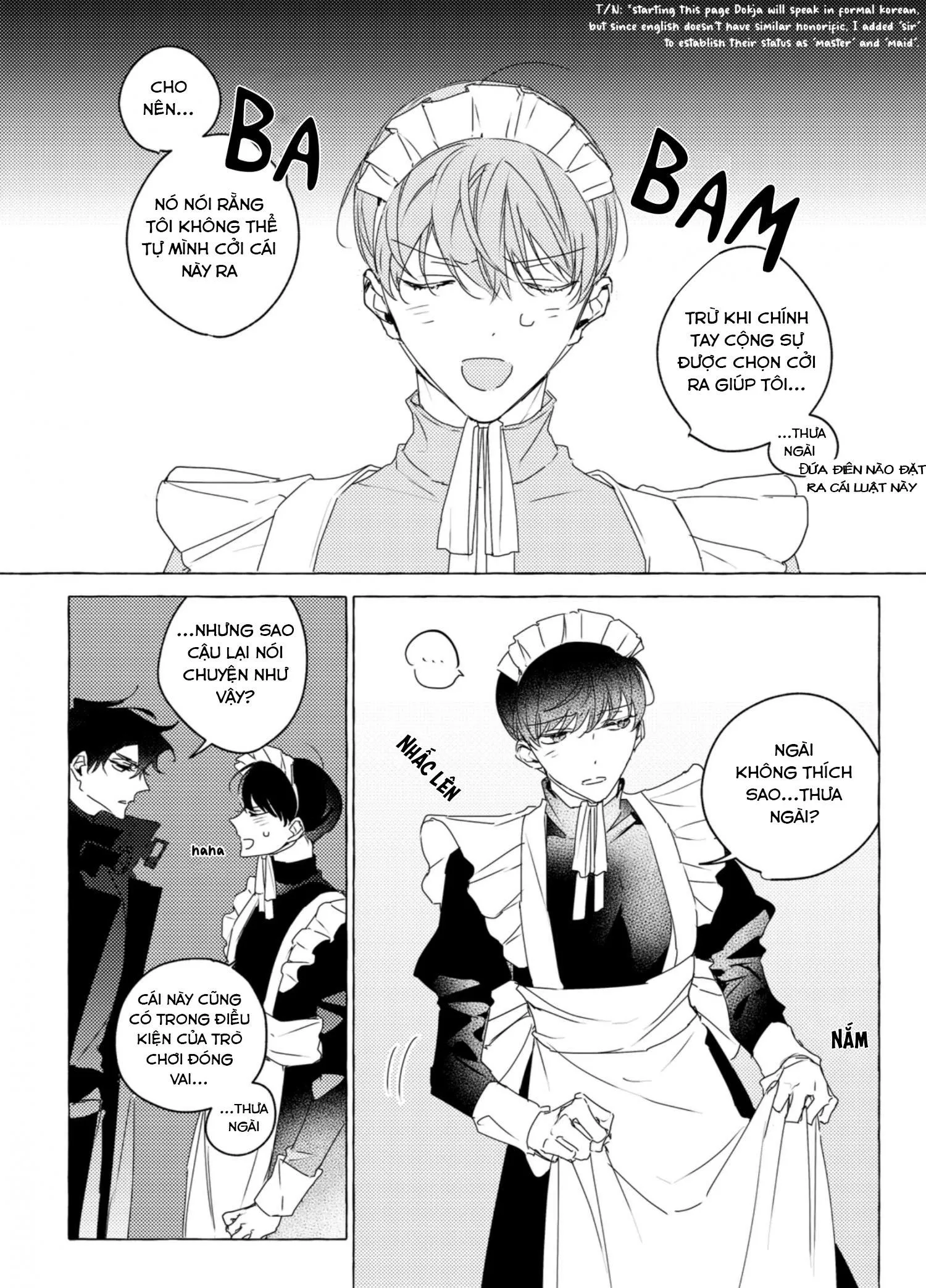 Hầu gái, hãy trở thành, của riêng mình tôi Chapter 1 Trang 7