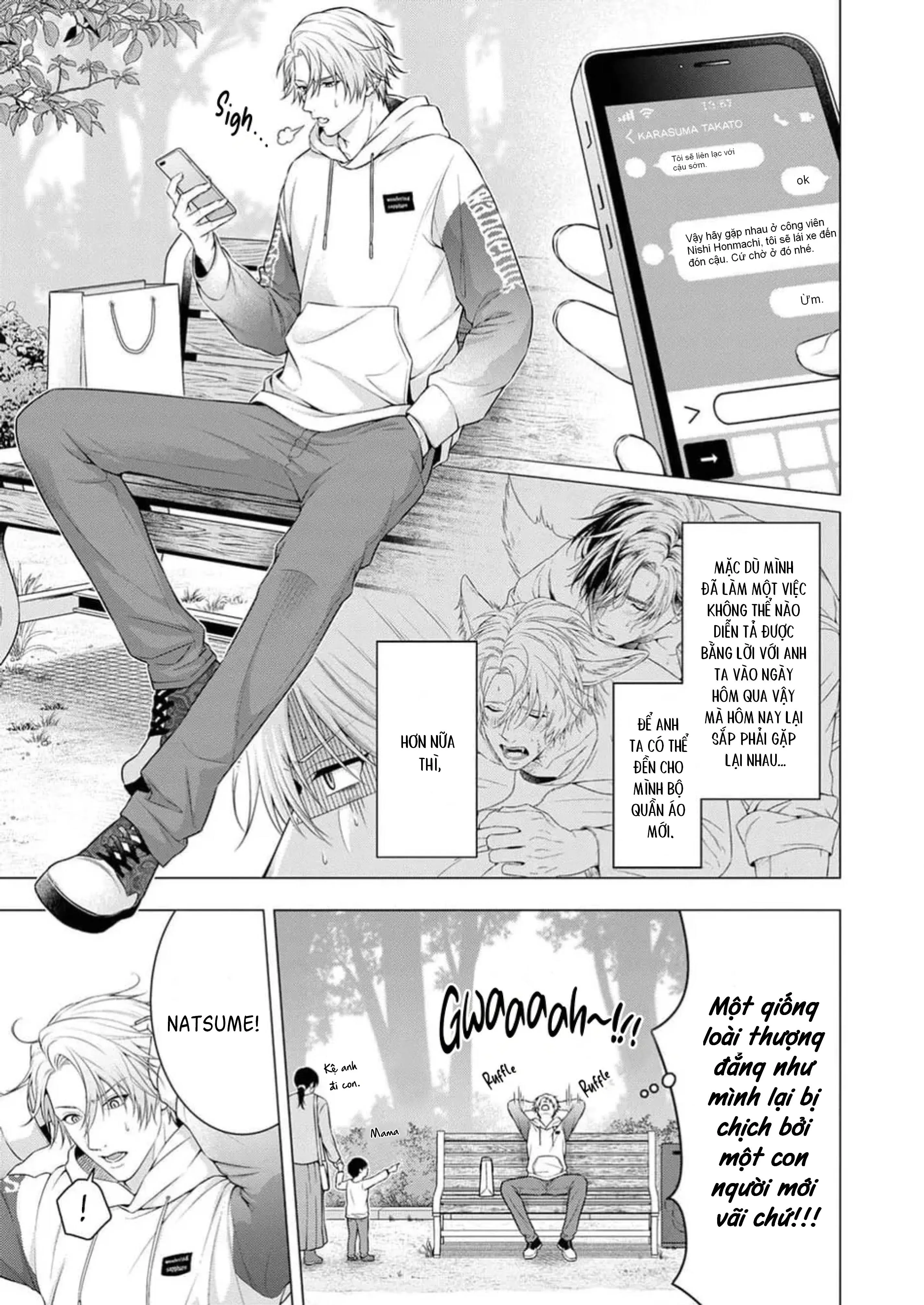 Hãy để tôi chạm vào cái đuôi gợi cảm đó! Chapter 2 Trang 4