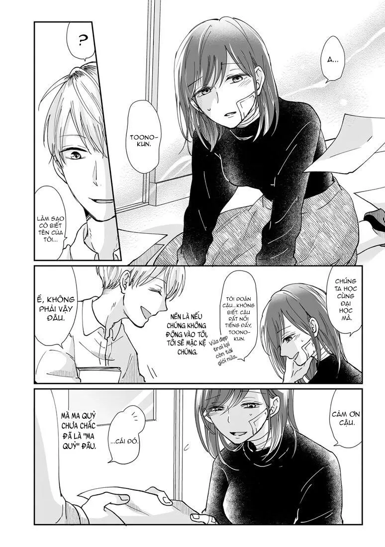 Hãy hẹn hò với tôi sau khi trừ được hồn ma đó nhé Chapter 3 Trang 8