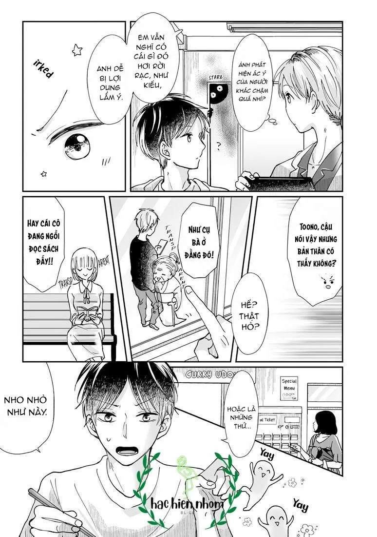 Hãy hẹn hò với tôi sau khi trừ được hồn ma đó nhé Chapter 4 Trang 7