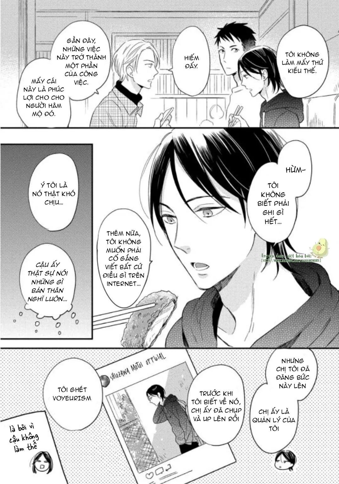 HẸN GẶP ANH Ở HẬU TRƯỜNG Chapter 2 Trang 13