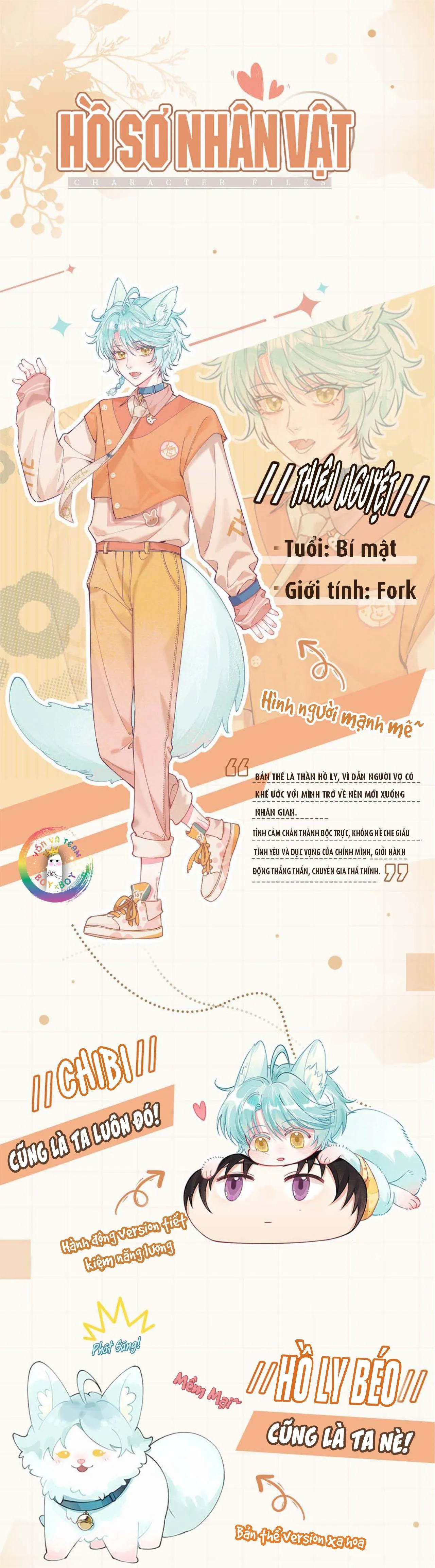 Hồ Ly Hay Là Hồ Dán Vậy? (END) Chapter 0 Trang 12