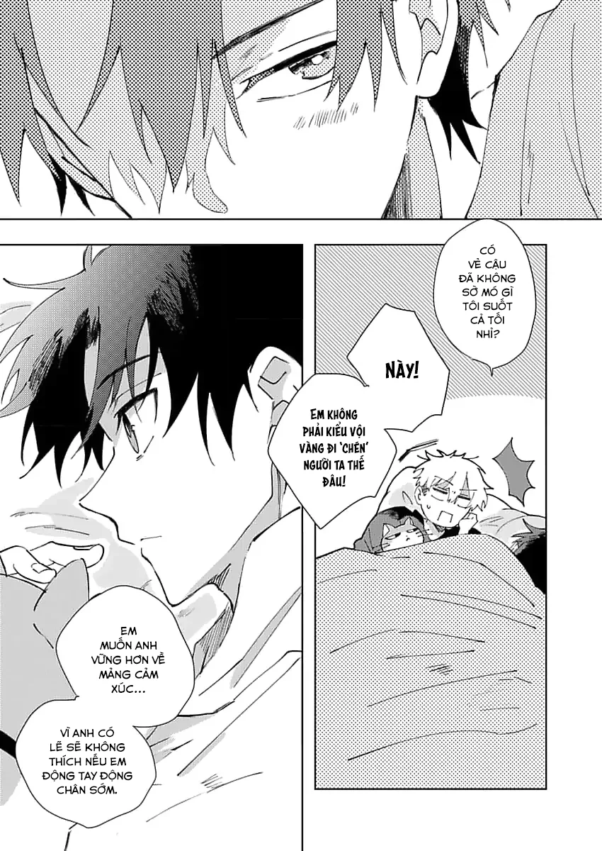 (END) Nhặt Được Một Em Mèo Và Một Cậu Trai Chapter 3 Trang 32