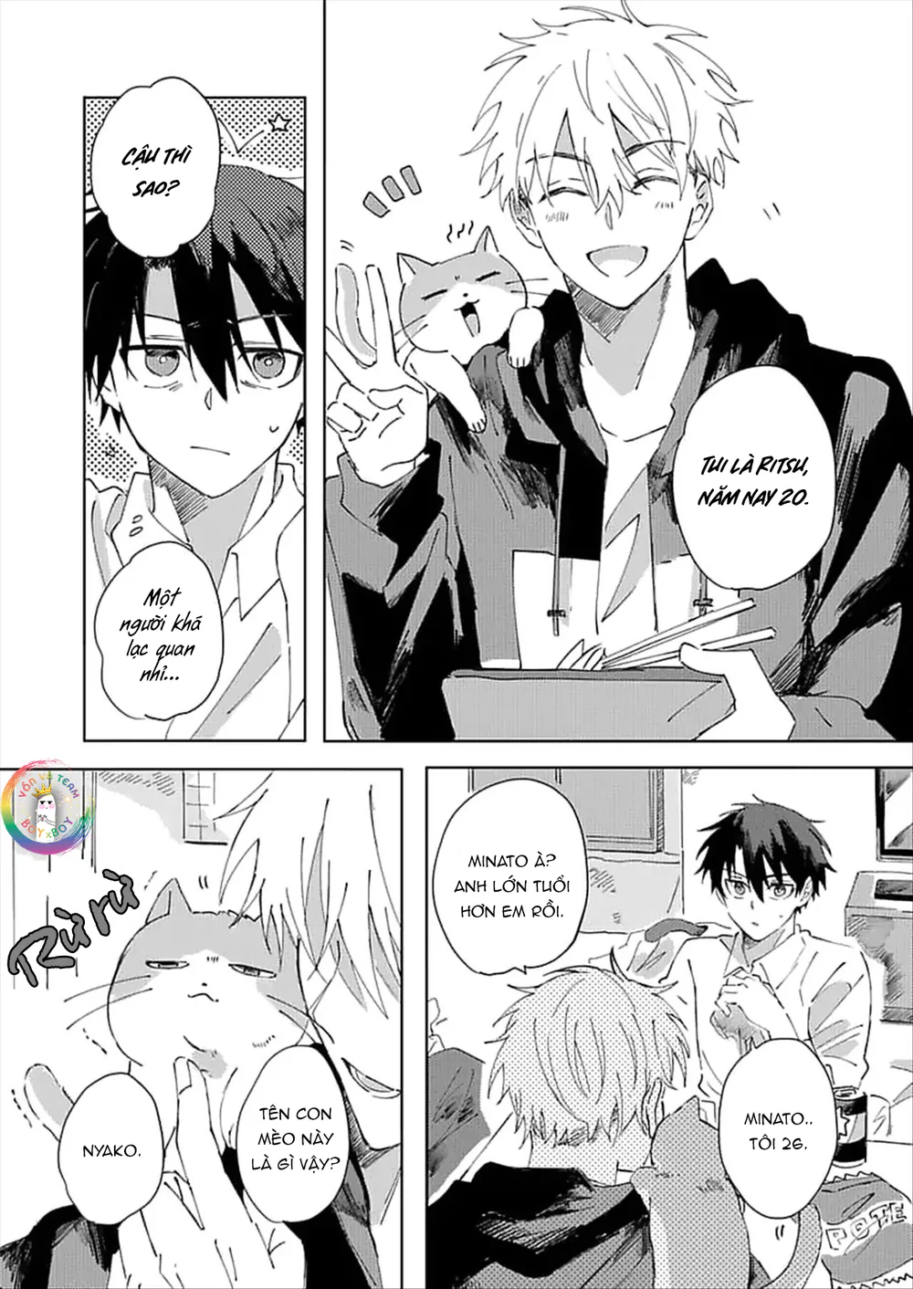 (END) Nhặt Được Một Em Mèo Và Một Cậu Trai Chapter 1 Trang 8