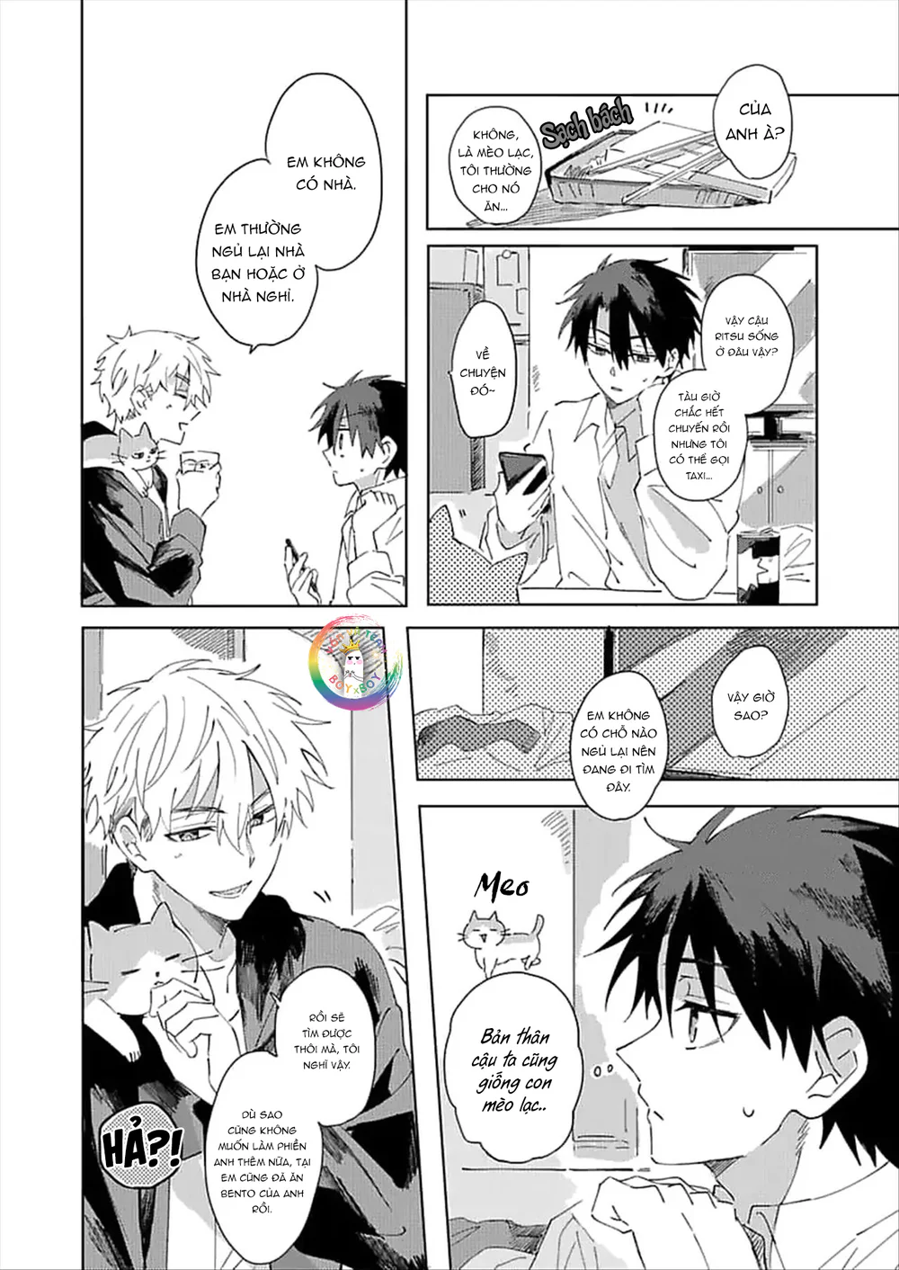 (END) Nhặt Được Một Em Mèo Và Một Cậu Trai Chapter 1 Trang 9