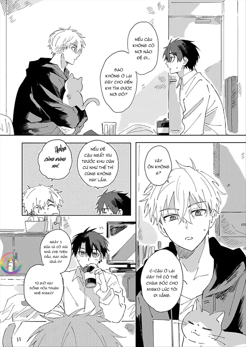 (END) Nhặt Được Một Em Mèo Và Một Cậu Trai Chapter 1 Trang 11