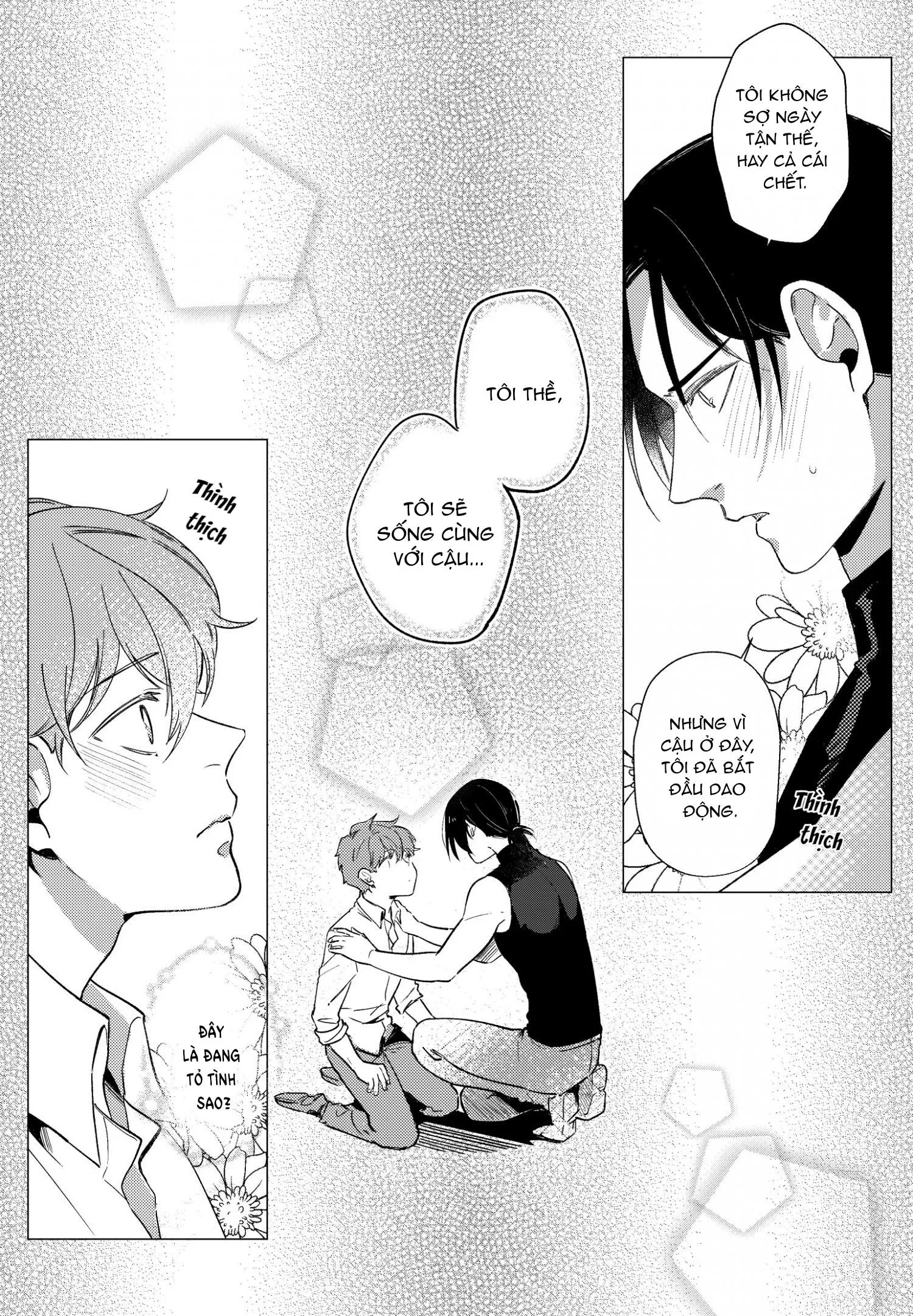 Vào ngày tận thế, tôi vẫn muốn được bên cậu Chapter 2 Trang 26