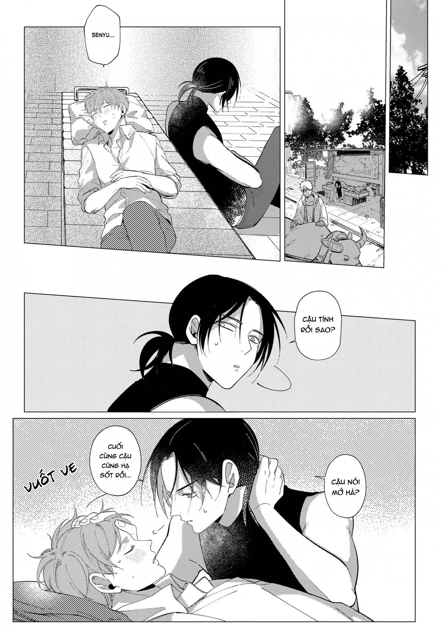 Vào ngày tận thế, tôi vẫn muốn được bên cậu Chapter 3 Trang 23