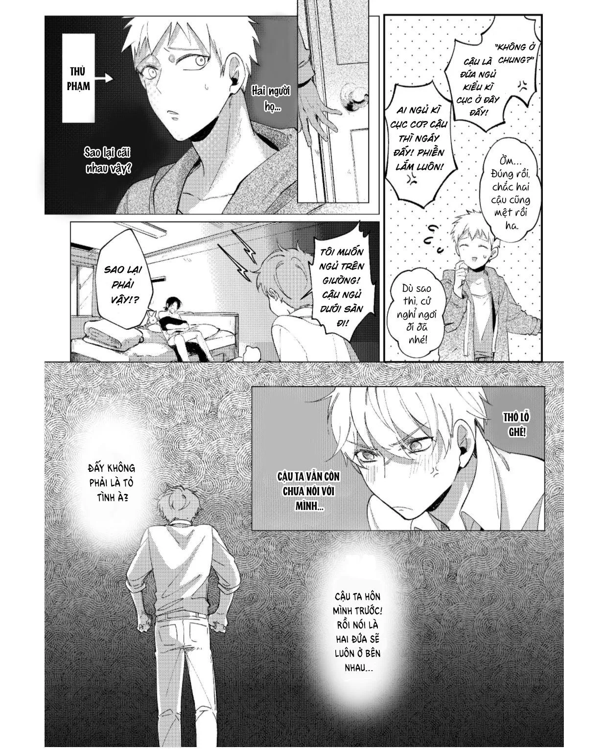 Vào ngày tận thế, tôi vẫn muốn được bên cậu Chapter 4 Trang 4