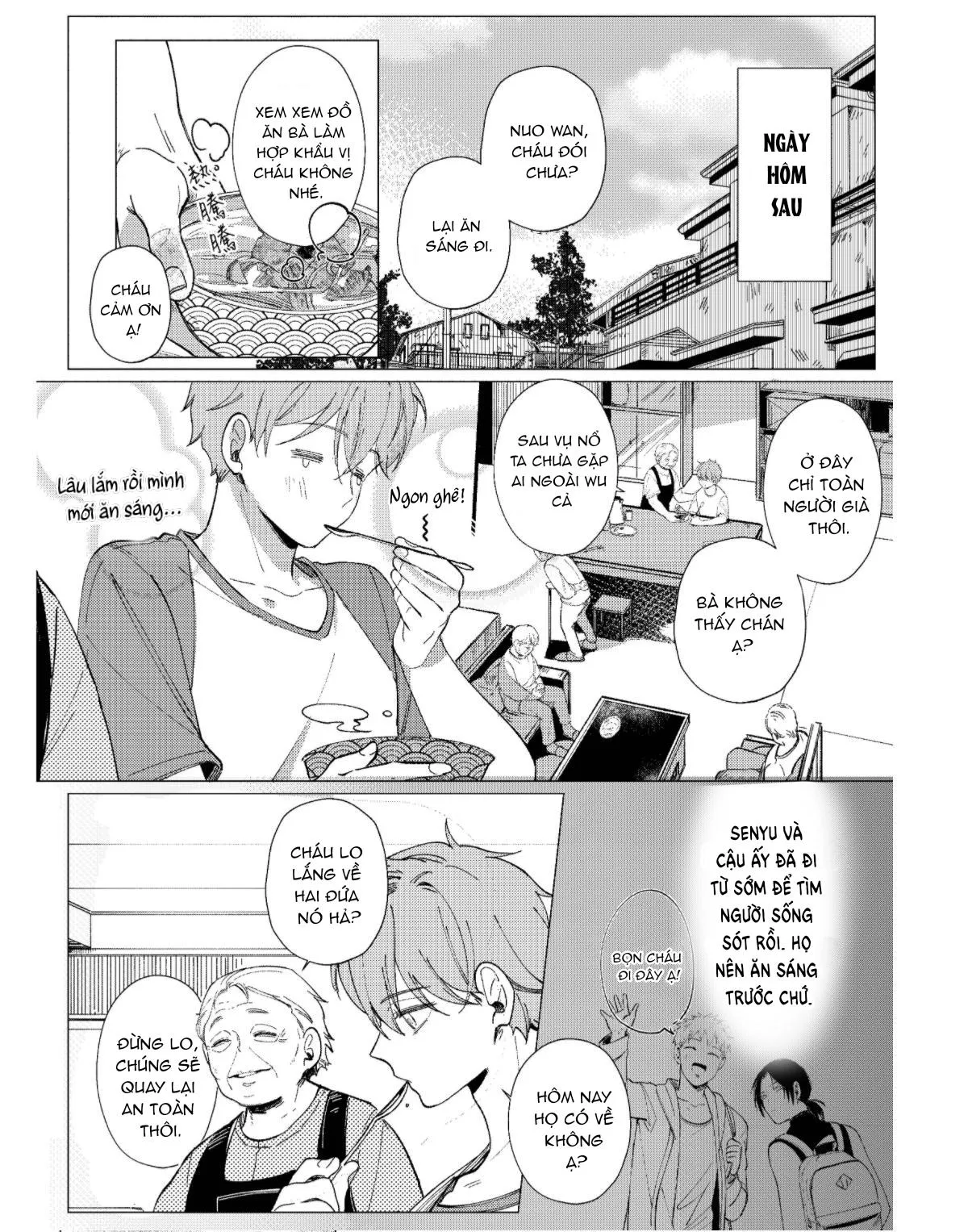 Vào ngày tận thế, tôi vẫn muốn được bên cậu Chapter 4 Trang 6