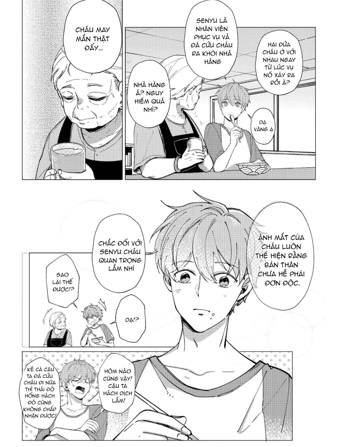 Vào ngày tận thế, tôi vẫn muốn được bên cậu Chapter 4 Trang 7