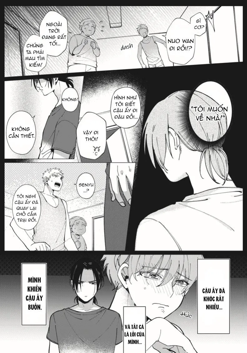 Vào ngày tận thế, tôi vẫn muốn được bên cậu Chapter 5 Trang 17