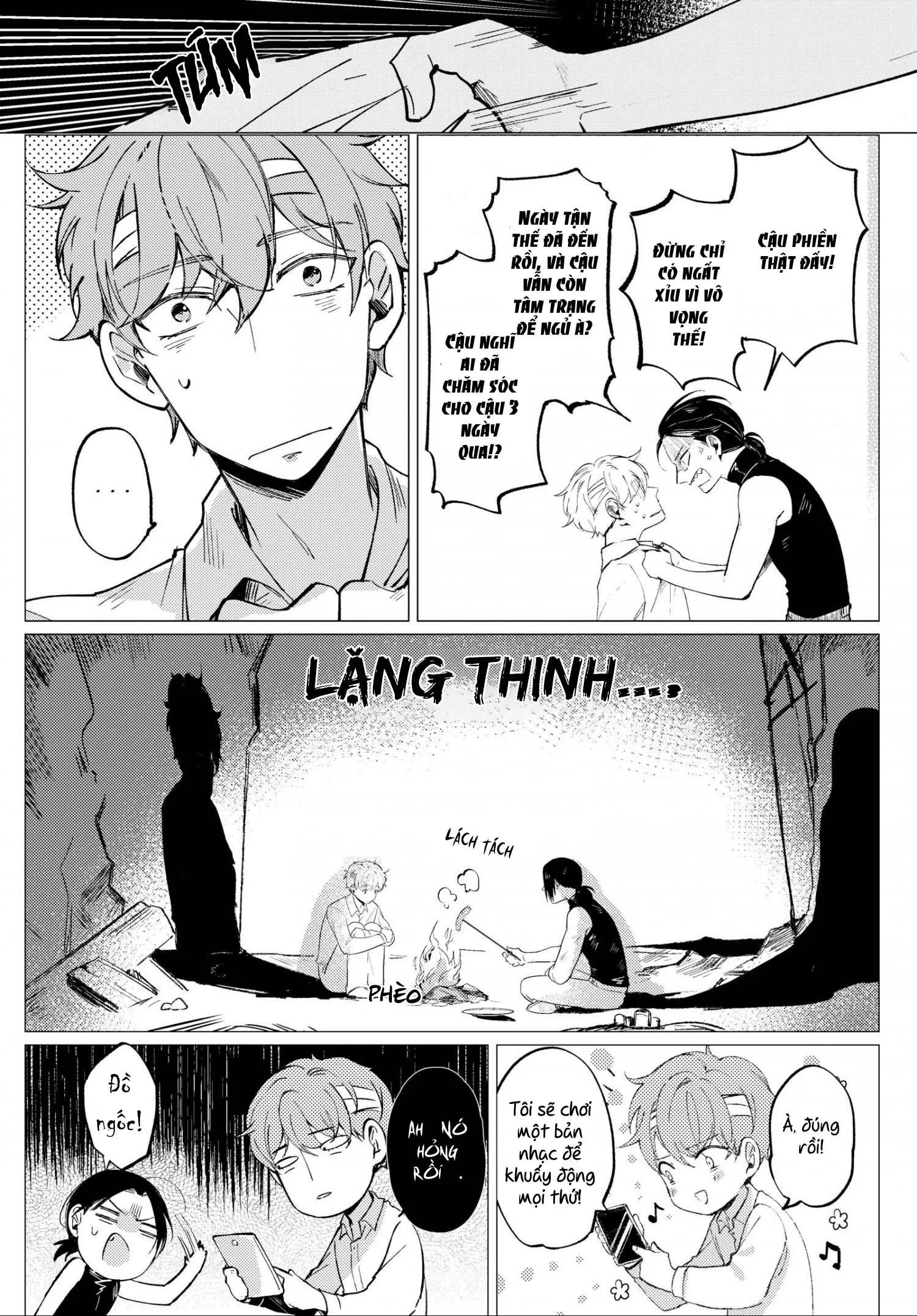 Vào ngày tận thế, tôi vẫn muốn được bên cậu Chapter 1 Trang 13