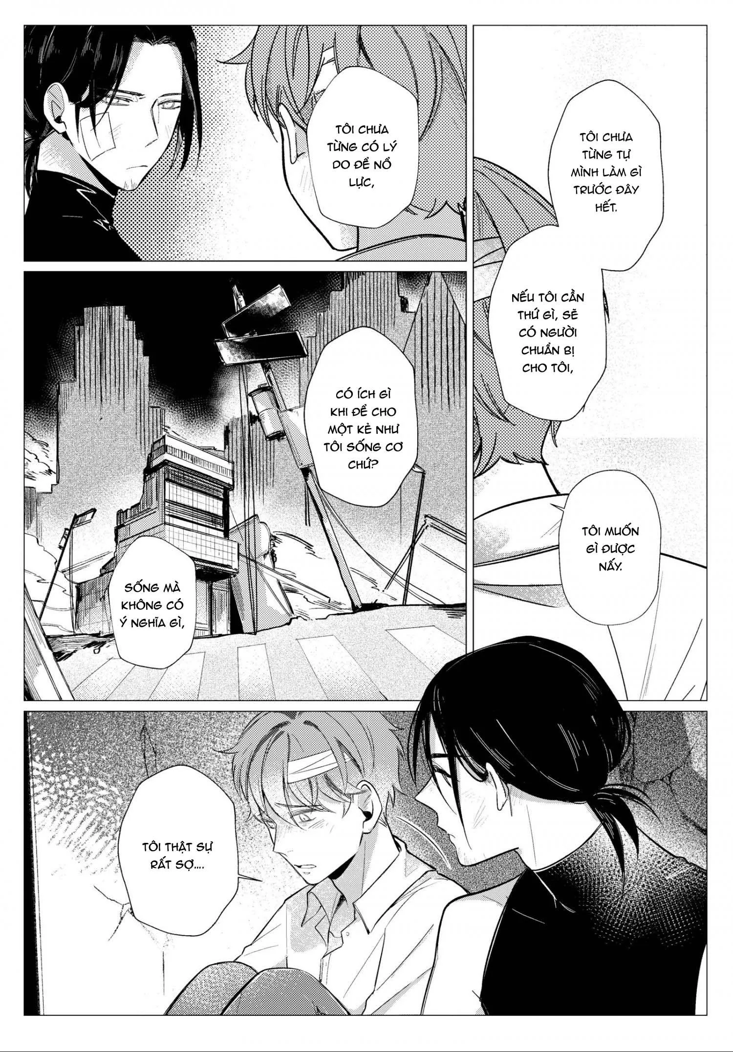 Vào ngày tận thế, tôi vẫn muốn được bên cậu Chapter 1 Trang 25