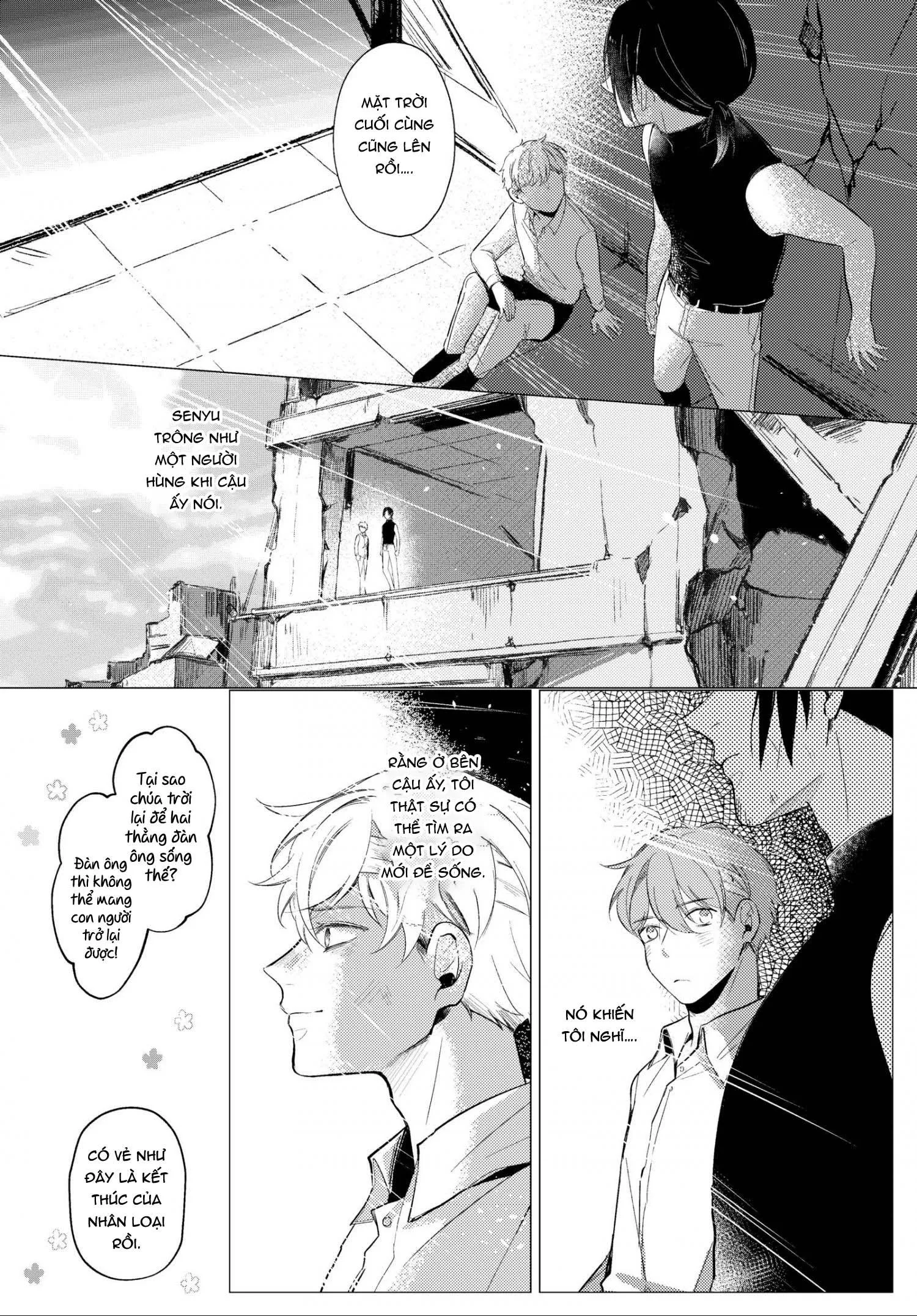 Vào ngày tận thế, tôi vẫn muốn được bên cậu Chapter 1 Trang 28