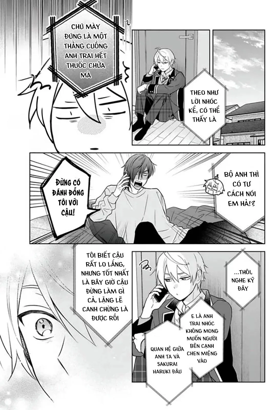 Tôi Nhận Ra Mình Là Em Trai Của Nhân Vật Chính Game BL Chapter 14 Trang 6