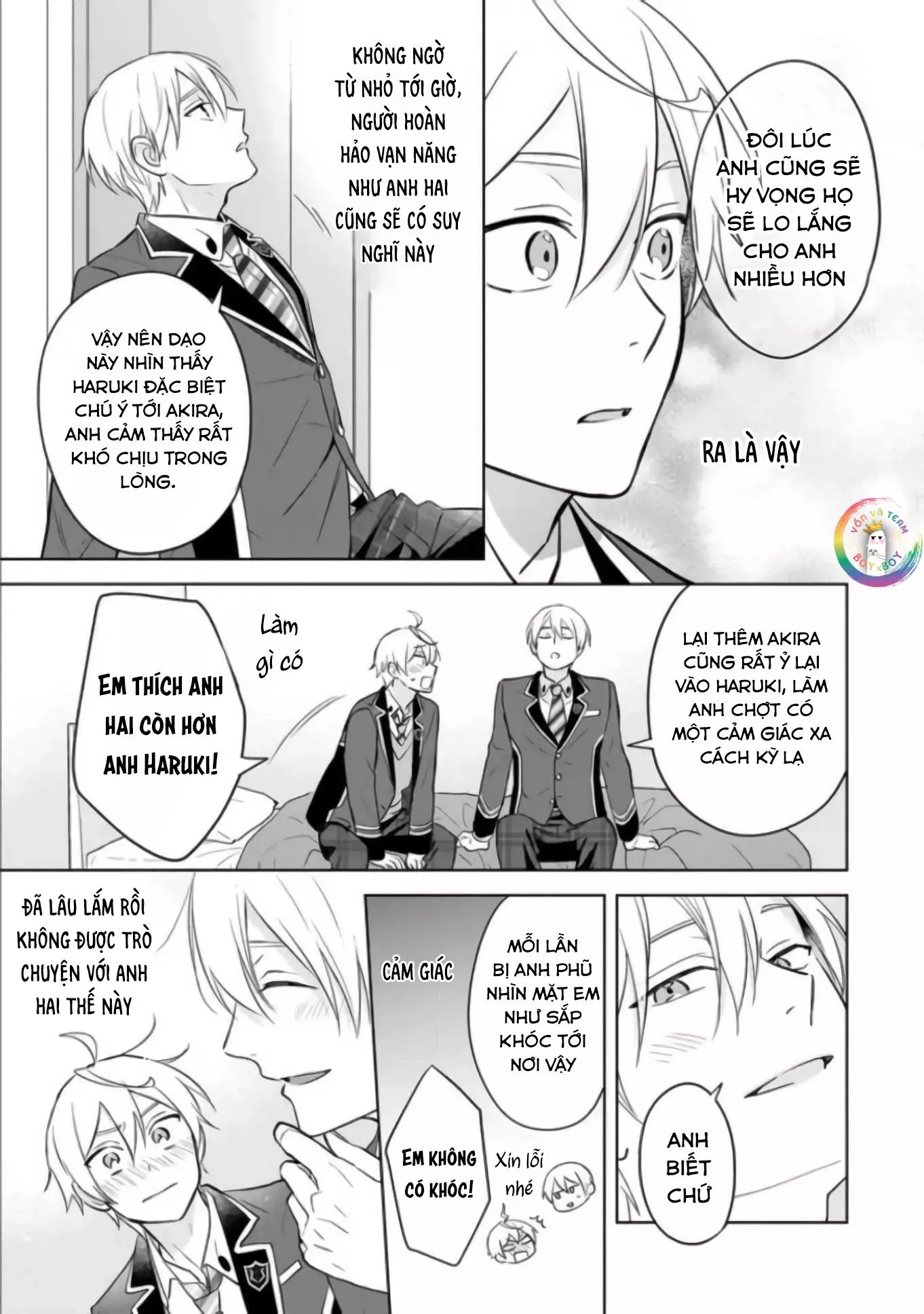 Tôi Nhận Ra Mình Là Em Trai Của Nhân Vật Chính Game BL Chapter 15 Trang 8