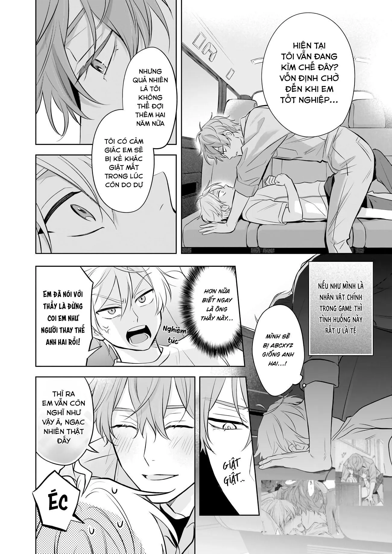 Tôi Nhận Ra Mình Là Em Trai Của Nhân Vật Chính Game BL Chapter 18 Trang 9