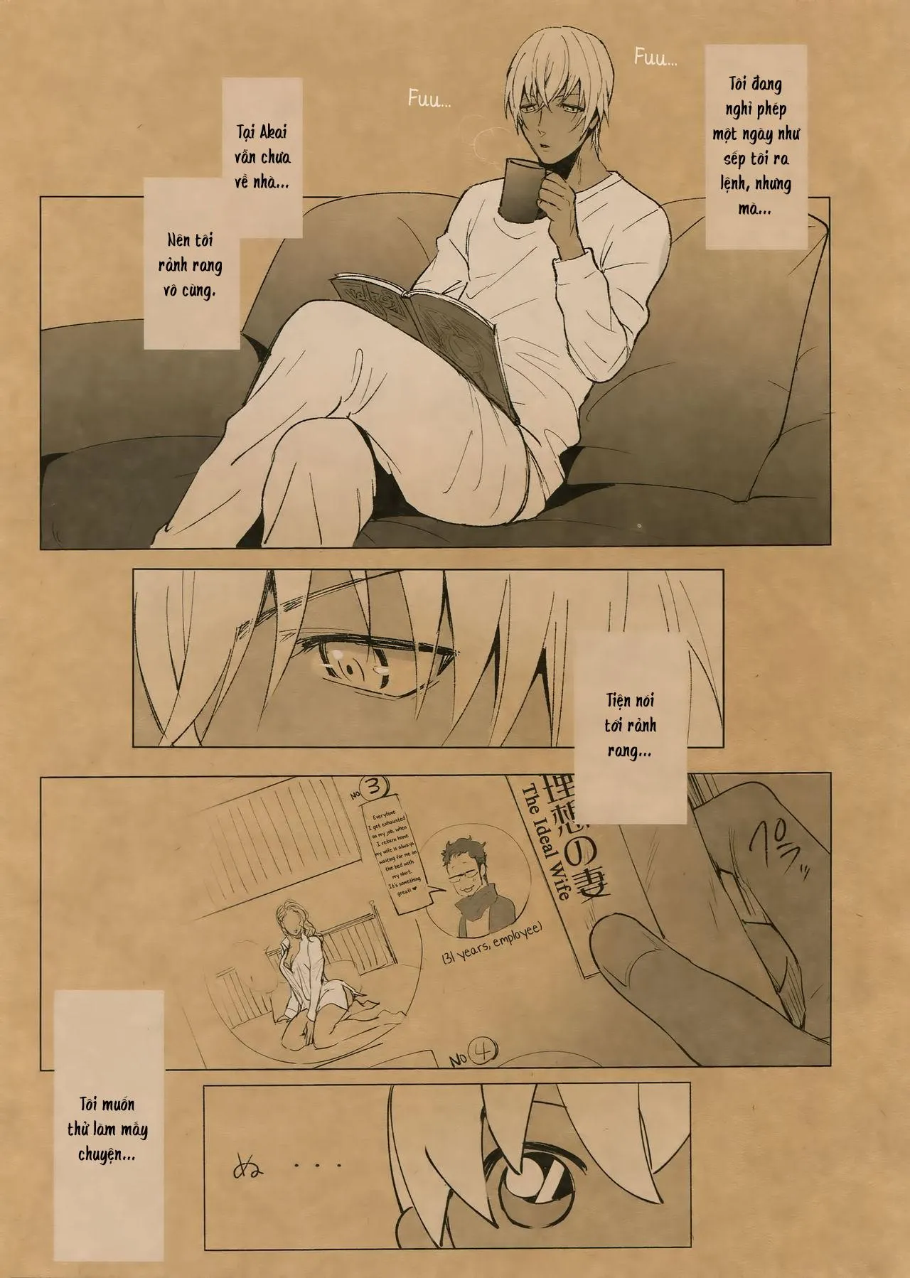 Tuyển tập oneshot Shuuichi Akai x Rei Furuya Chapter 8 Trang 5