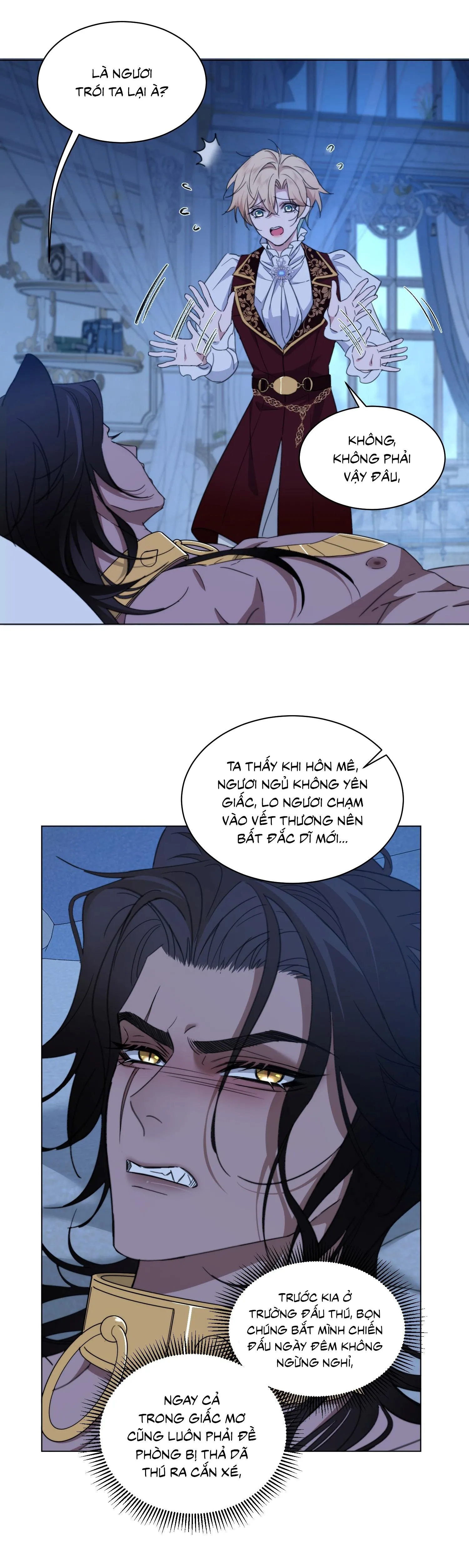 Vương tử bệnh kiều bị báo đen chiếm đoạt đến nghiện Chapter 4 Trang 3