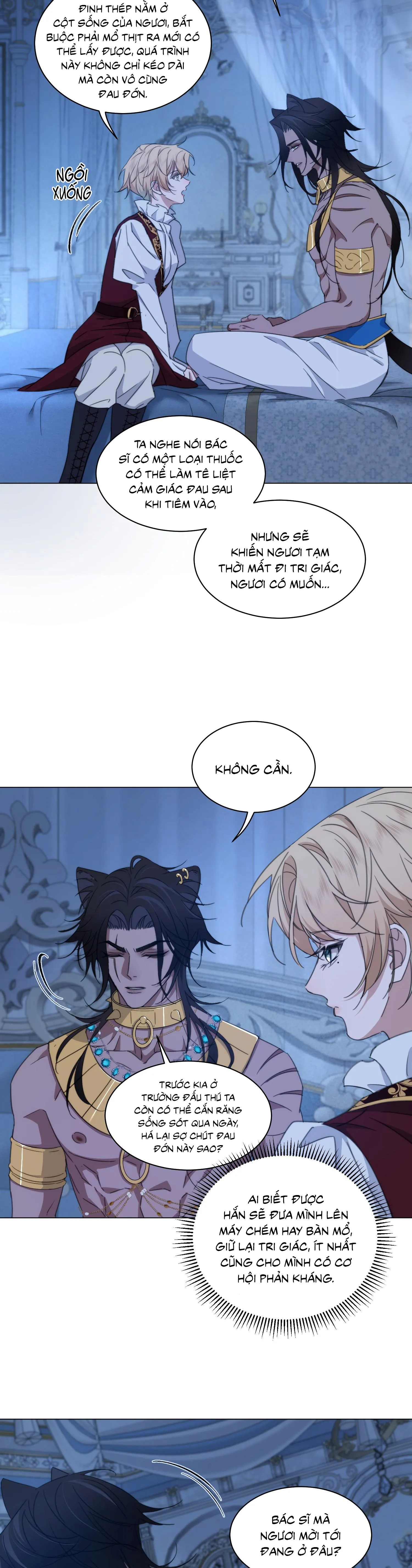 Vương tử bệnh kiều bị báo đen chiếm đoạt đến nghiện Chapter 4 Trang 13