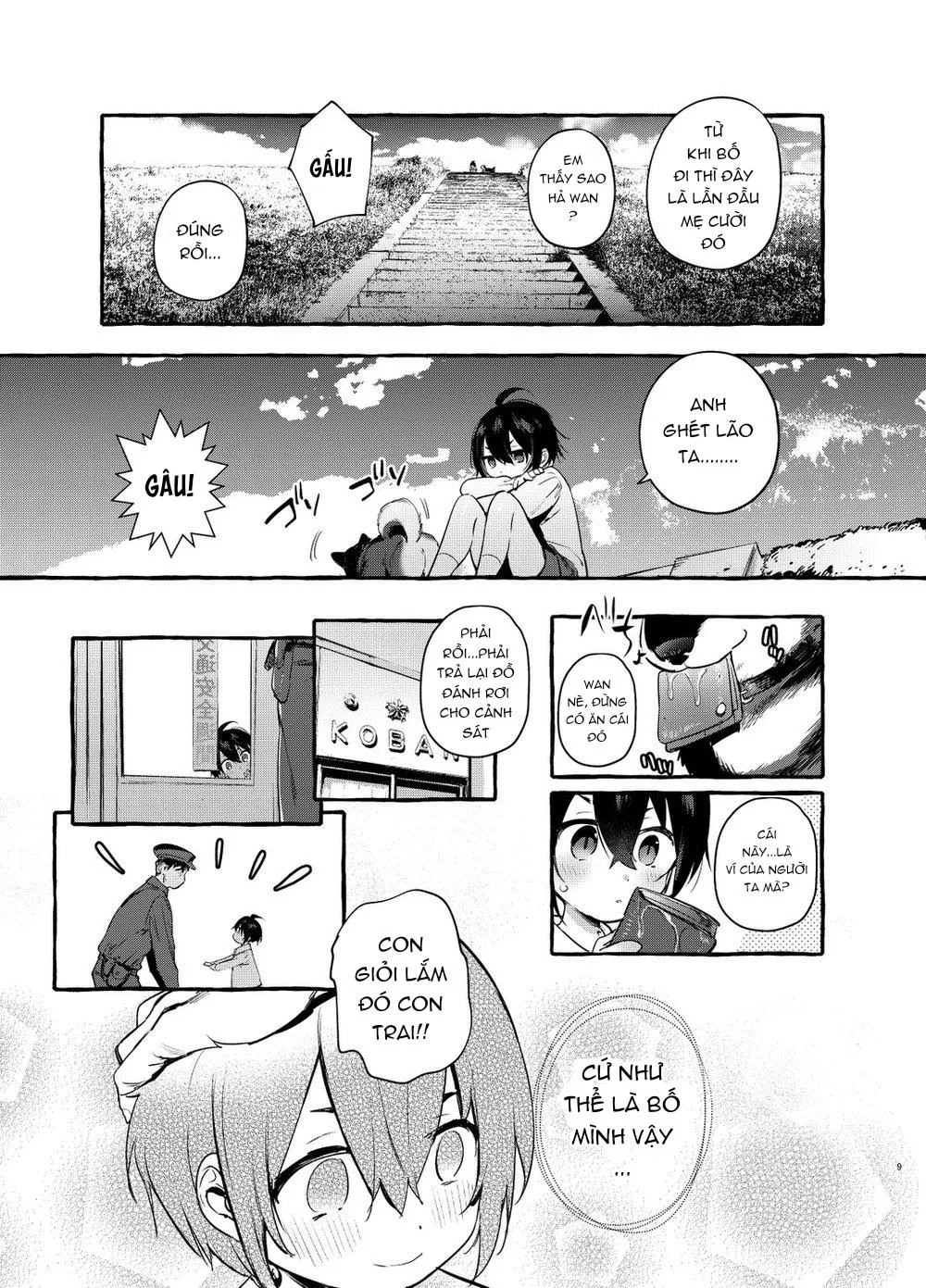 Wanwan Otou-san Chapter 8 Trang 9
