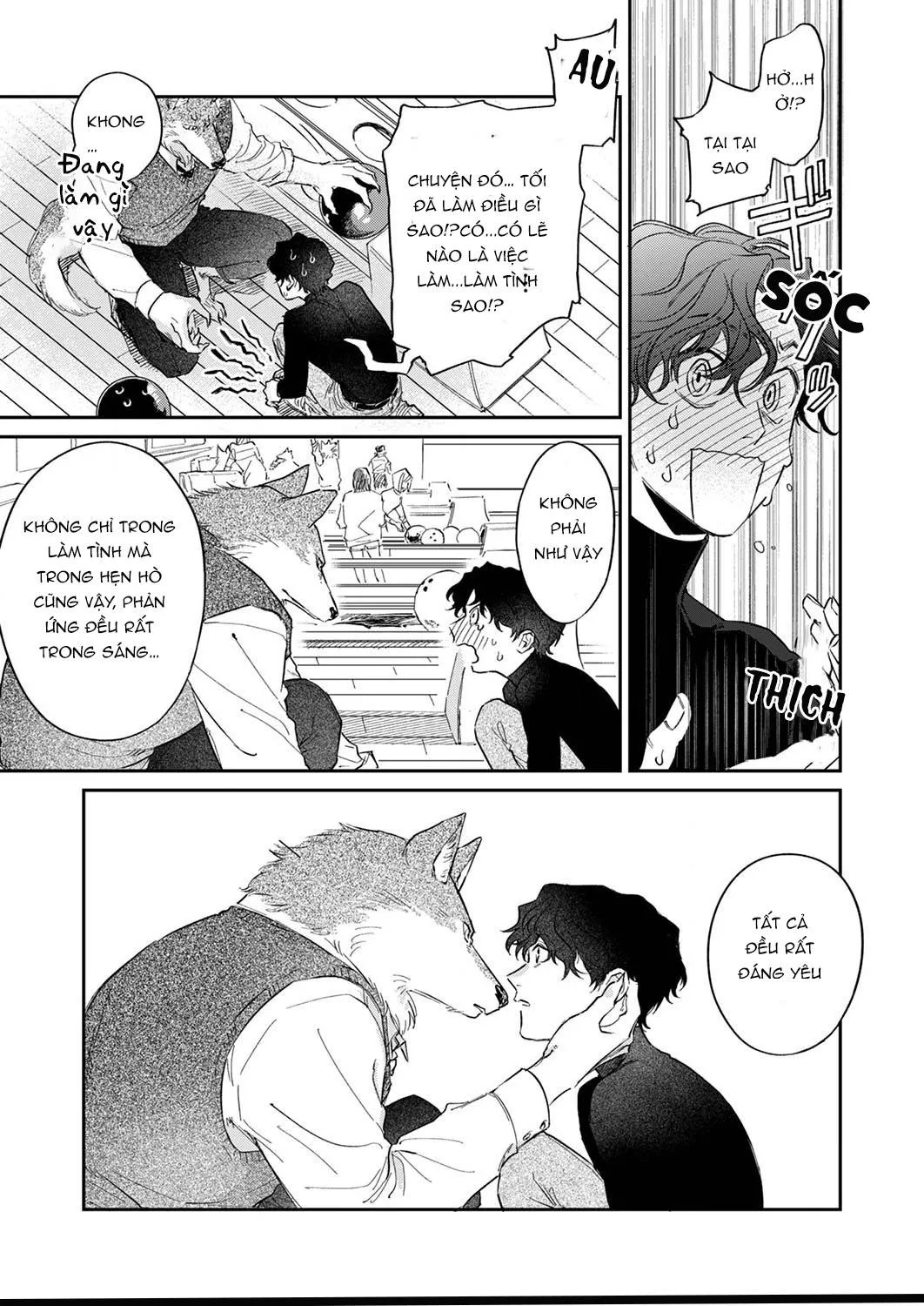 YÊU ĐƯƠNG CÙNG CHÀNG SÓI Chapter 4 Trang 15