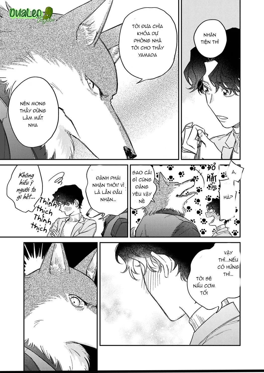 YÊU ĐƯƠNG CÙNG CHÀNG SÓI Chapter 5 Trang 9