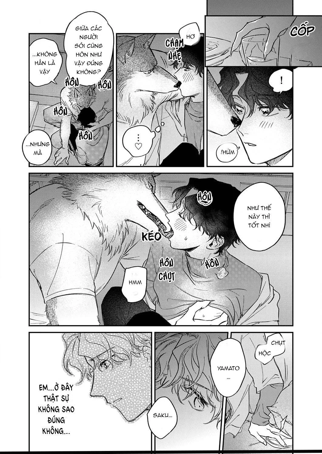 YÊU ĐƯƠNG CÙNG CHÀNG SÓI Chapter 5 Trang 16