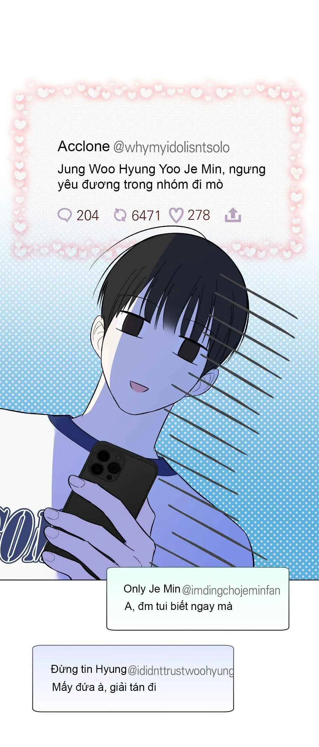 Yêu fan đừng yêu tôi Chapter 24 Trang 70