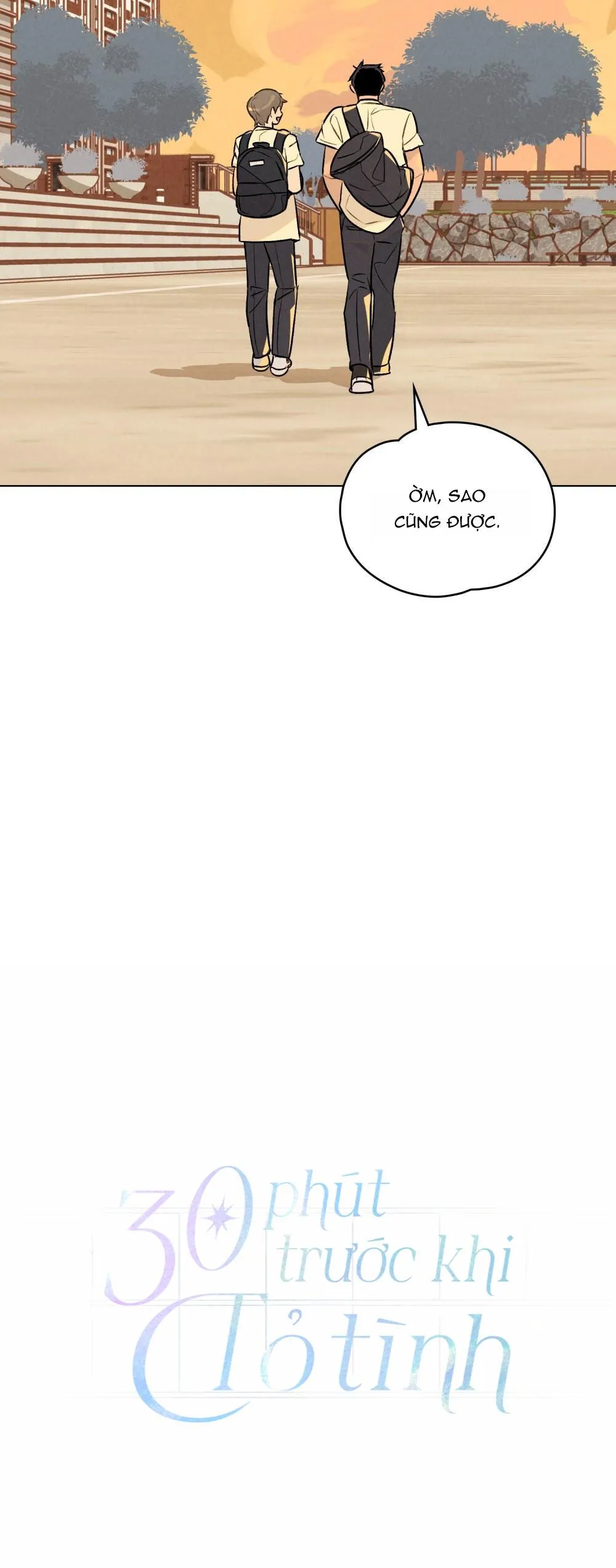 30 PHÚT TRƯỚC KHI TỎ TÌNH Chapter 7 Trang 21