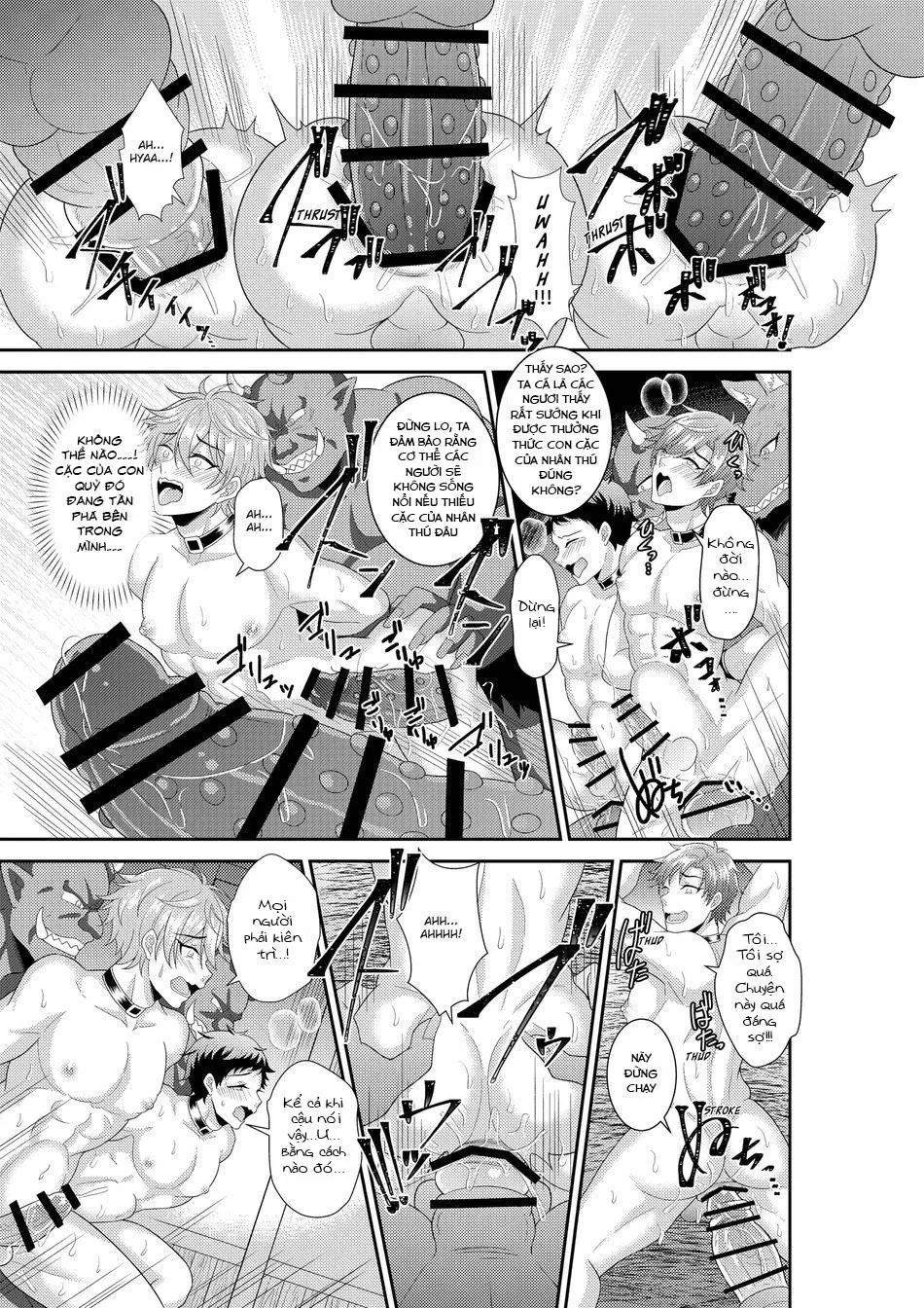 Chuyến đi dã ngoại của trường đến một trang trại sẽ đưa bạn đến một thế giới khác! Được vắt sữa trong một trang trại của con người! Chapter 1 Trang 8