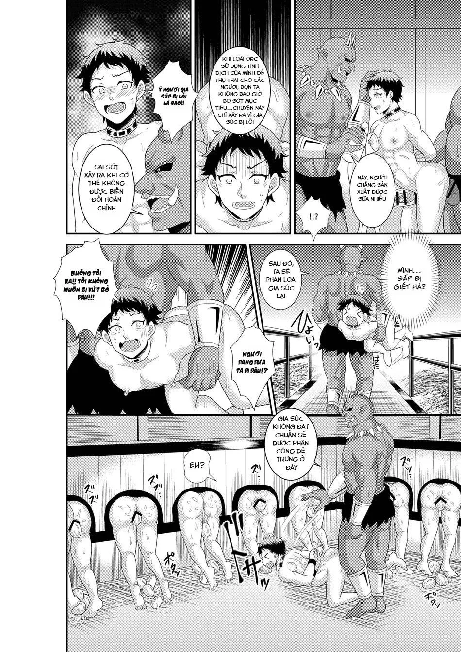 Chuyến đi dã ngoại của trường đến một trang trại sẽ đưa bạn đến một thế giới khác! Được vắt sữa trong một trang trại của con người! Chapter 1 Trang 13