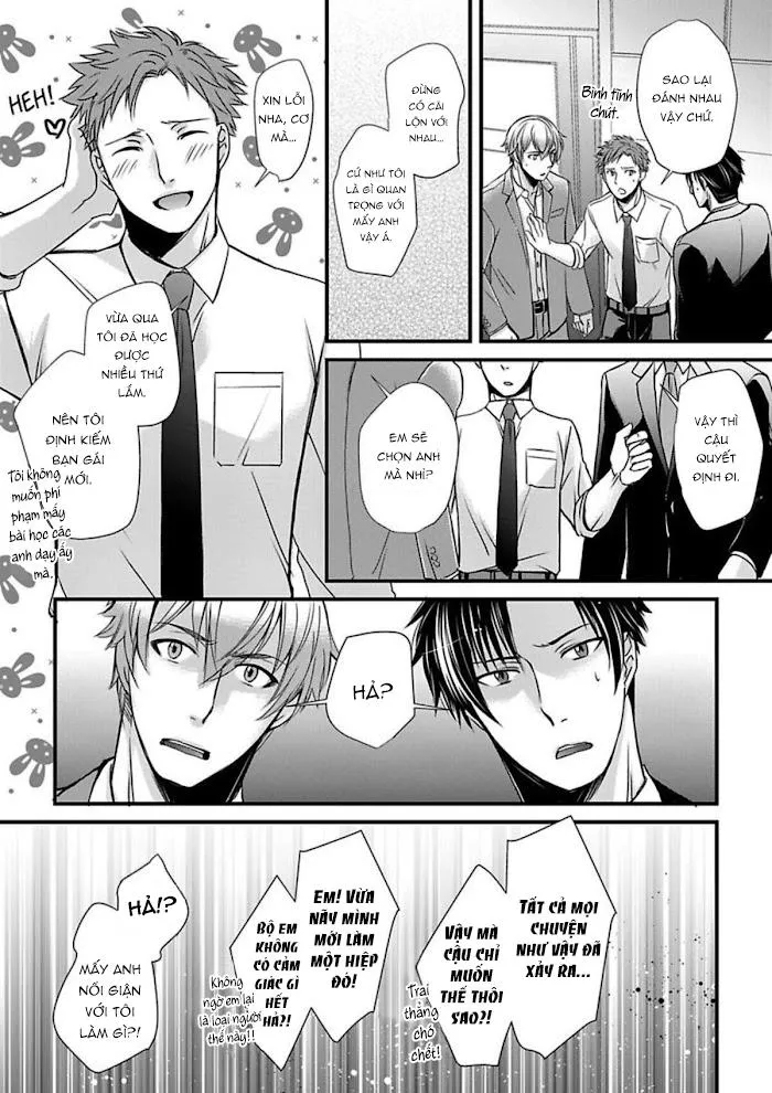 Cuộc chơi ba người của trai thẳng - Hai chàng trai đang theo đuổi tôi Chapter 1 Trang 26